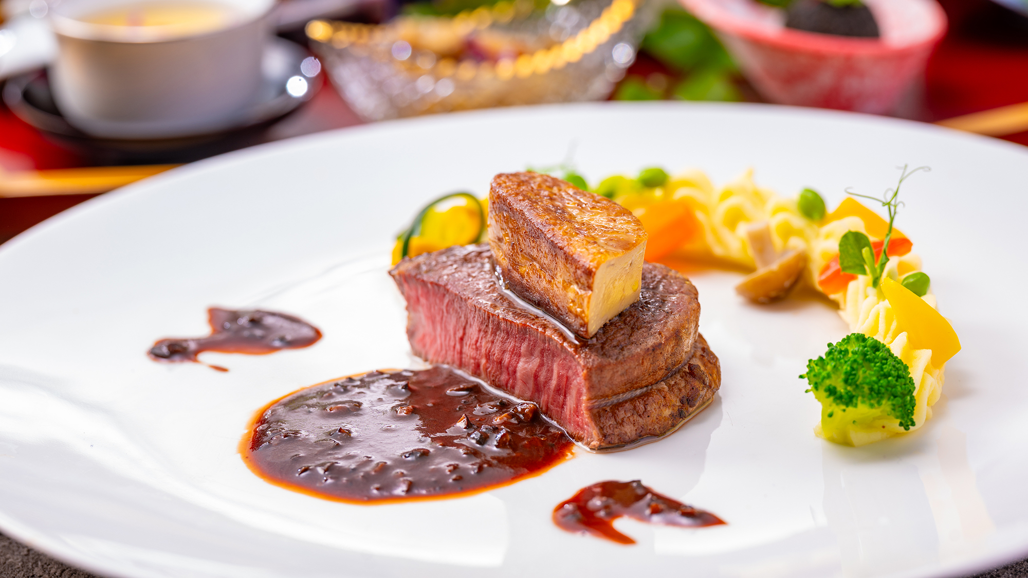 夕食グレードアップコース（イメージ）