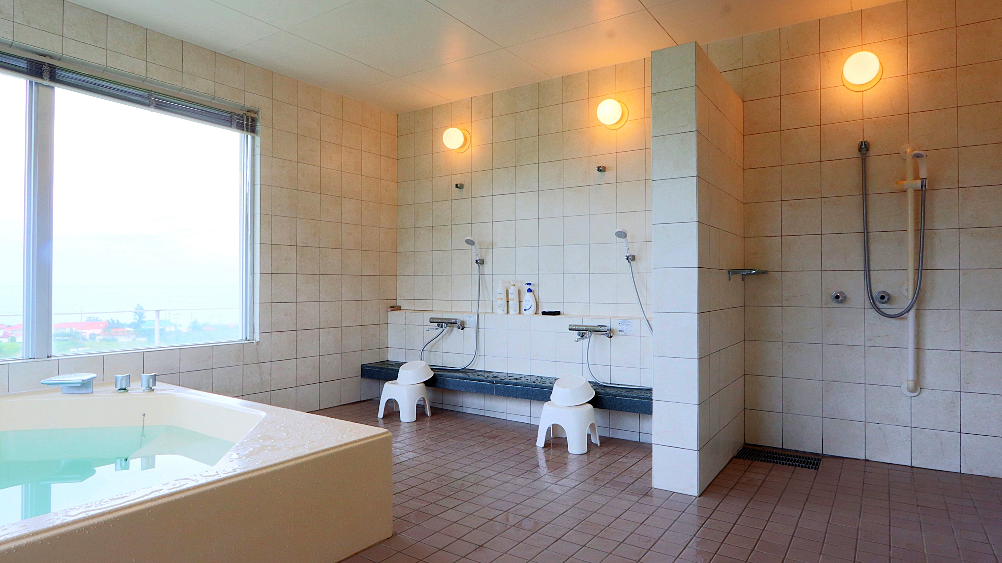 ◆－180度パノラマ展望風呂－　海一望！貸切で気兼ねなくどうぞ♪