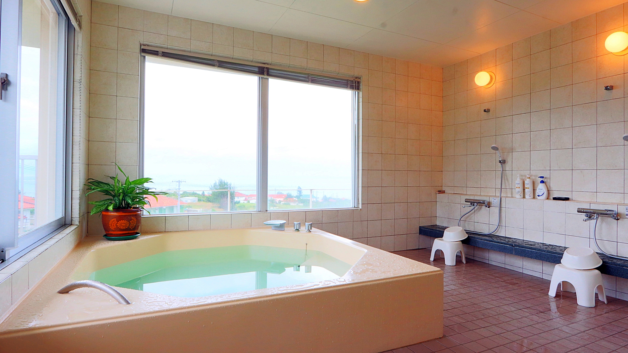 ◆－180度パノラマ展望風呂－　海一望！貸切で気兼ねなくどうぞ♪