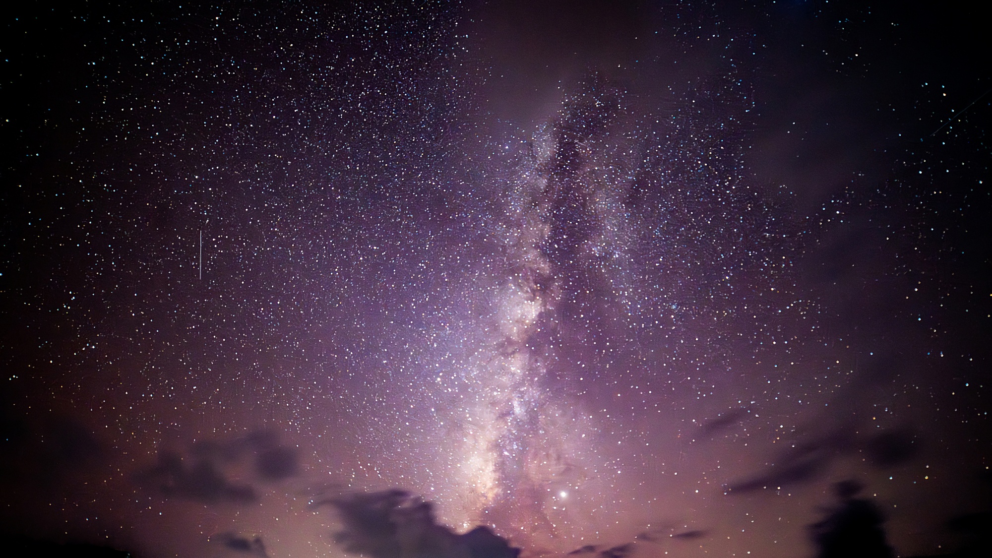 ◆－星空－　光が少ない環境のためきれいに見えます