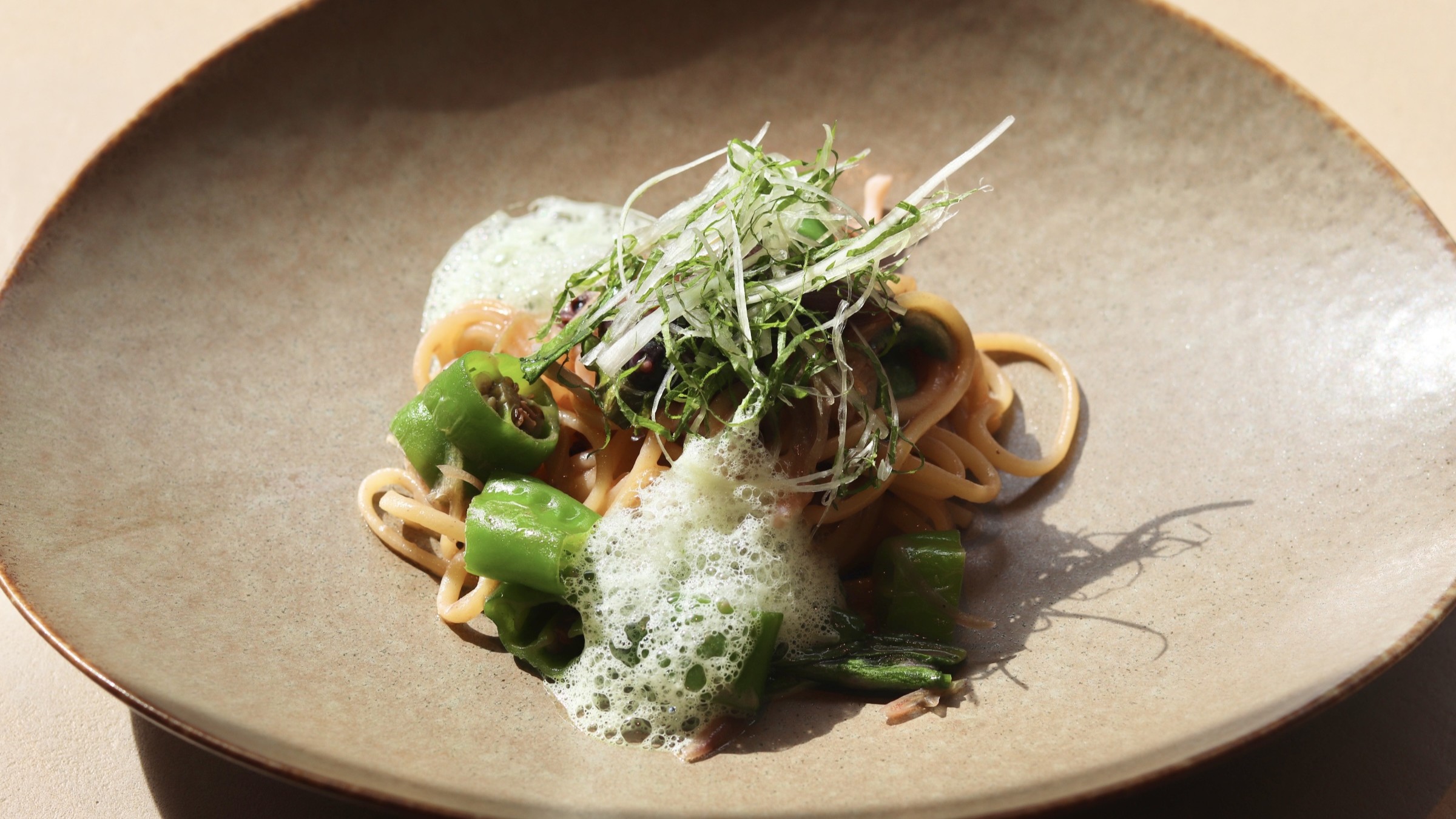 【ある日の夕食一例／季節のパスタ】