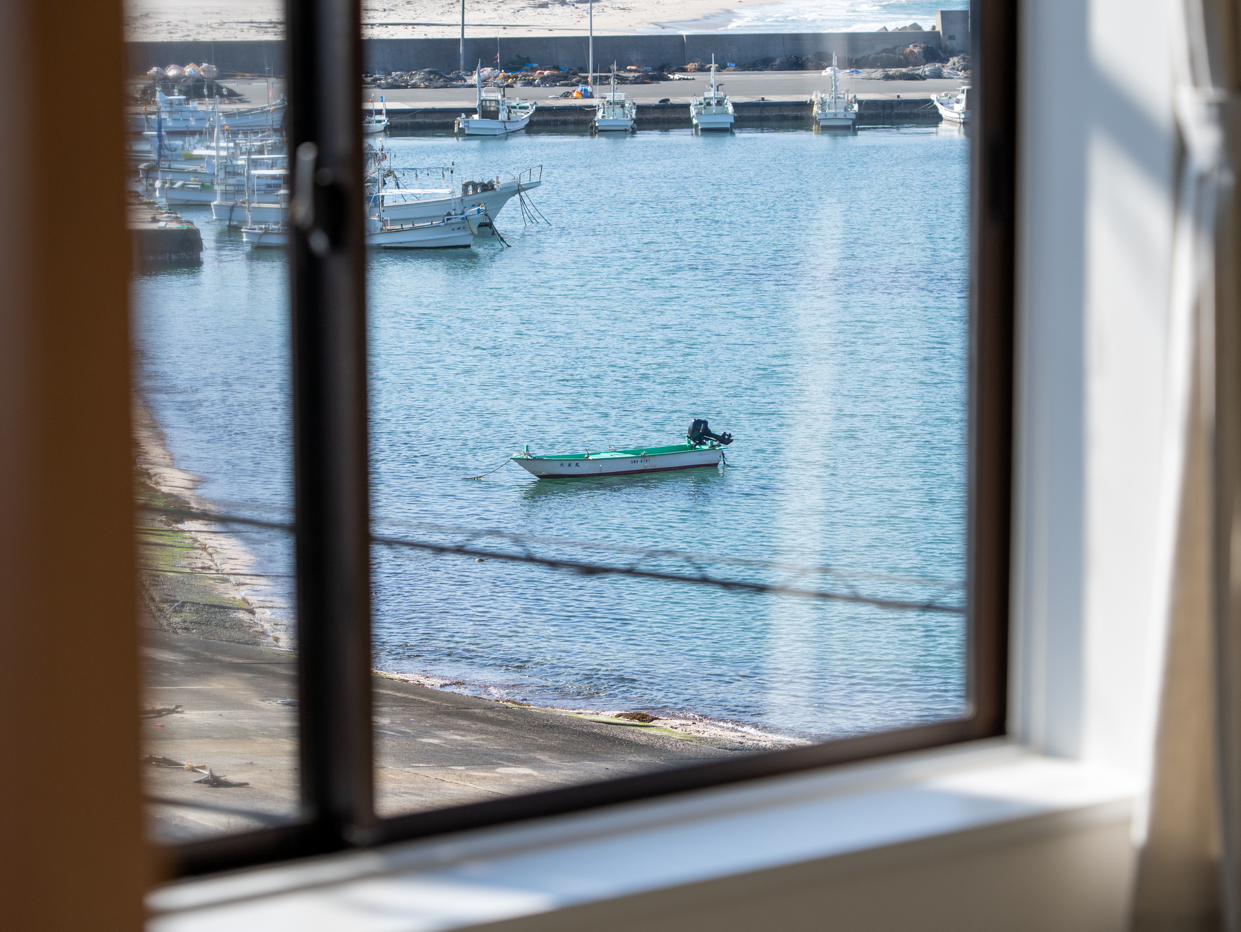 和室から見える景色