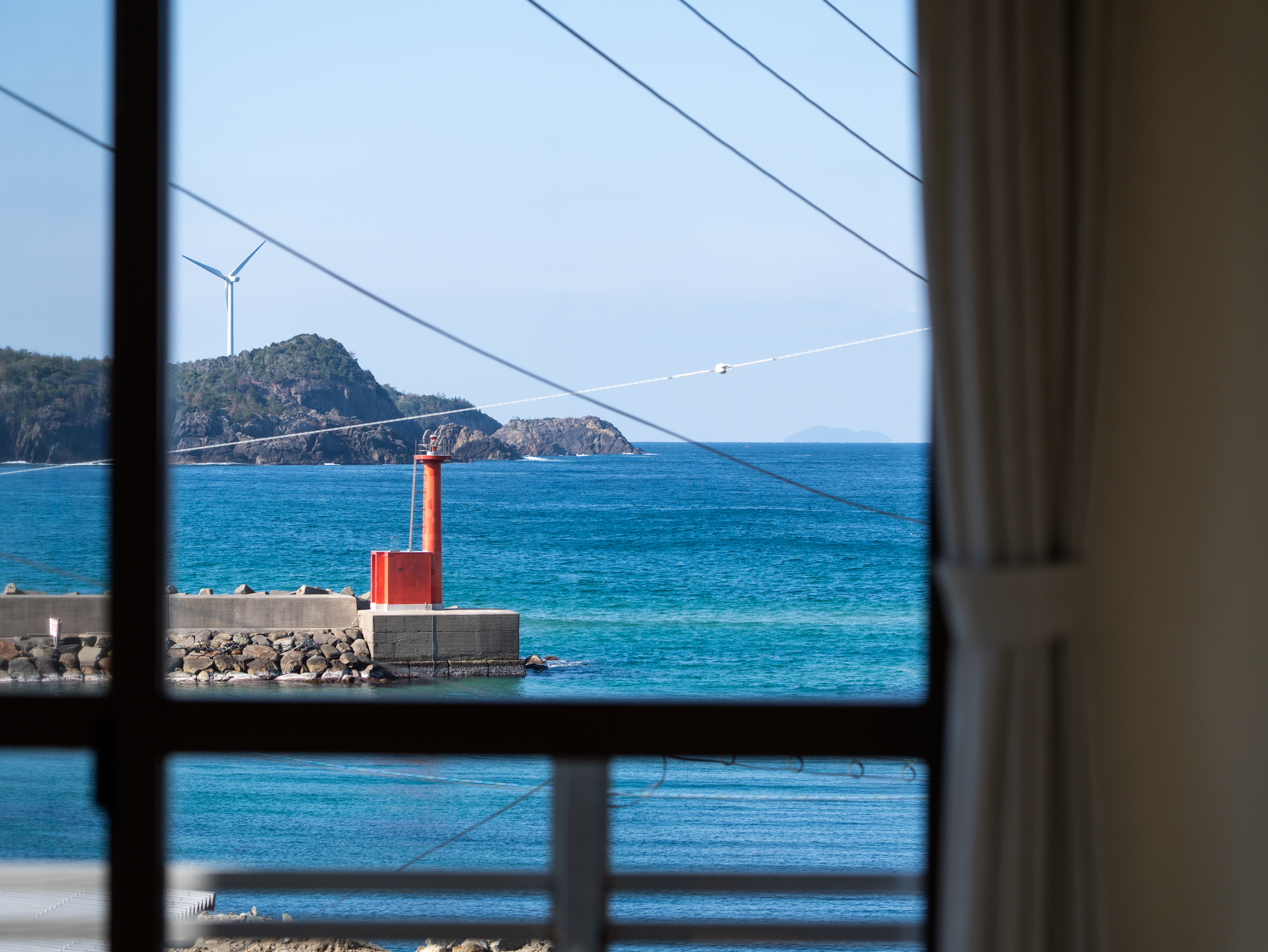 和室から見える景色