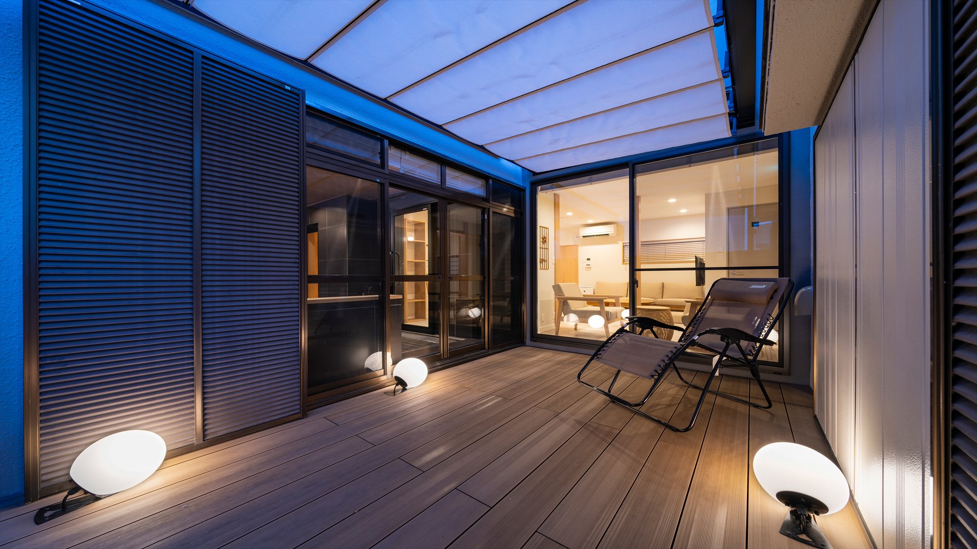 外気浴スペース