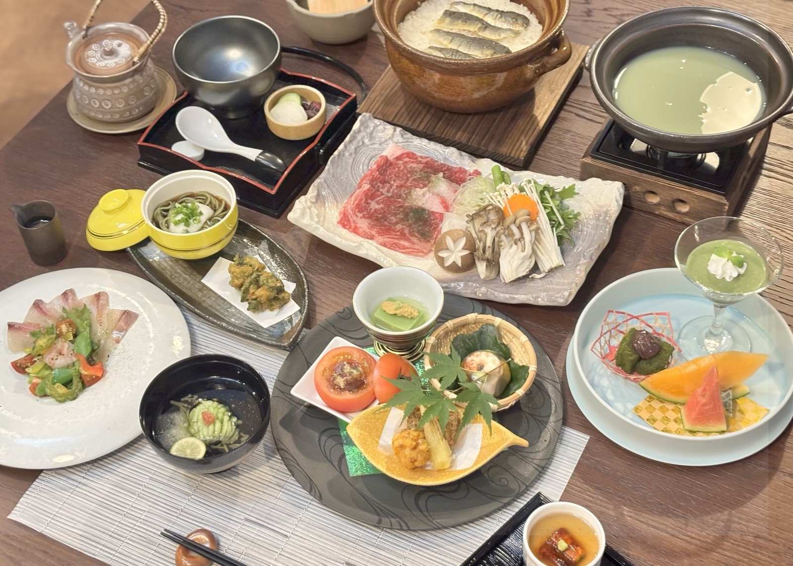 「お茶が織りなす、美食のひととき。」霧島茶会席プラン