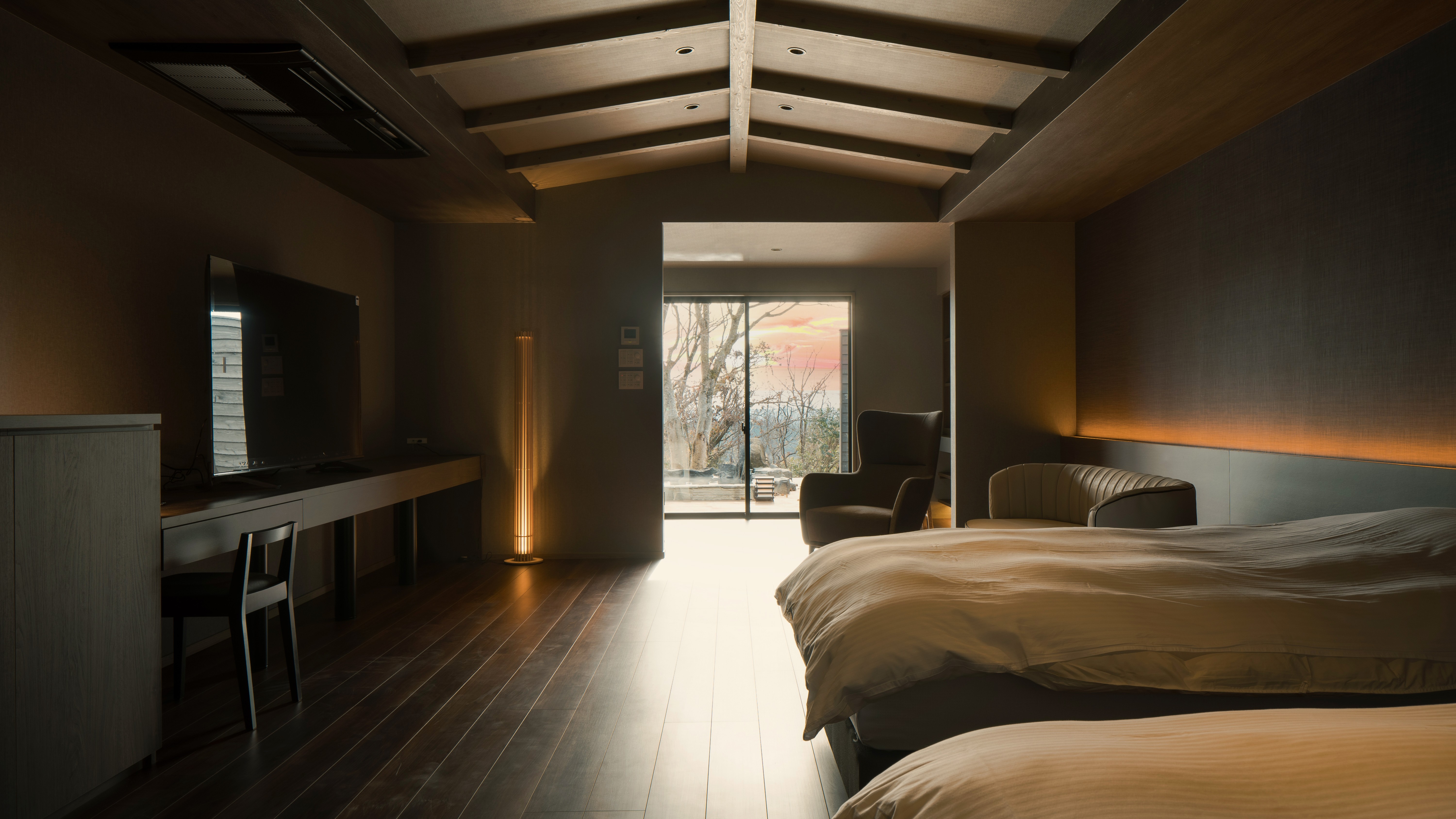 【手龍川】の寝室兼リビング