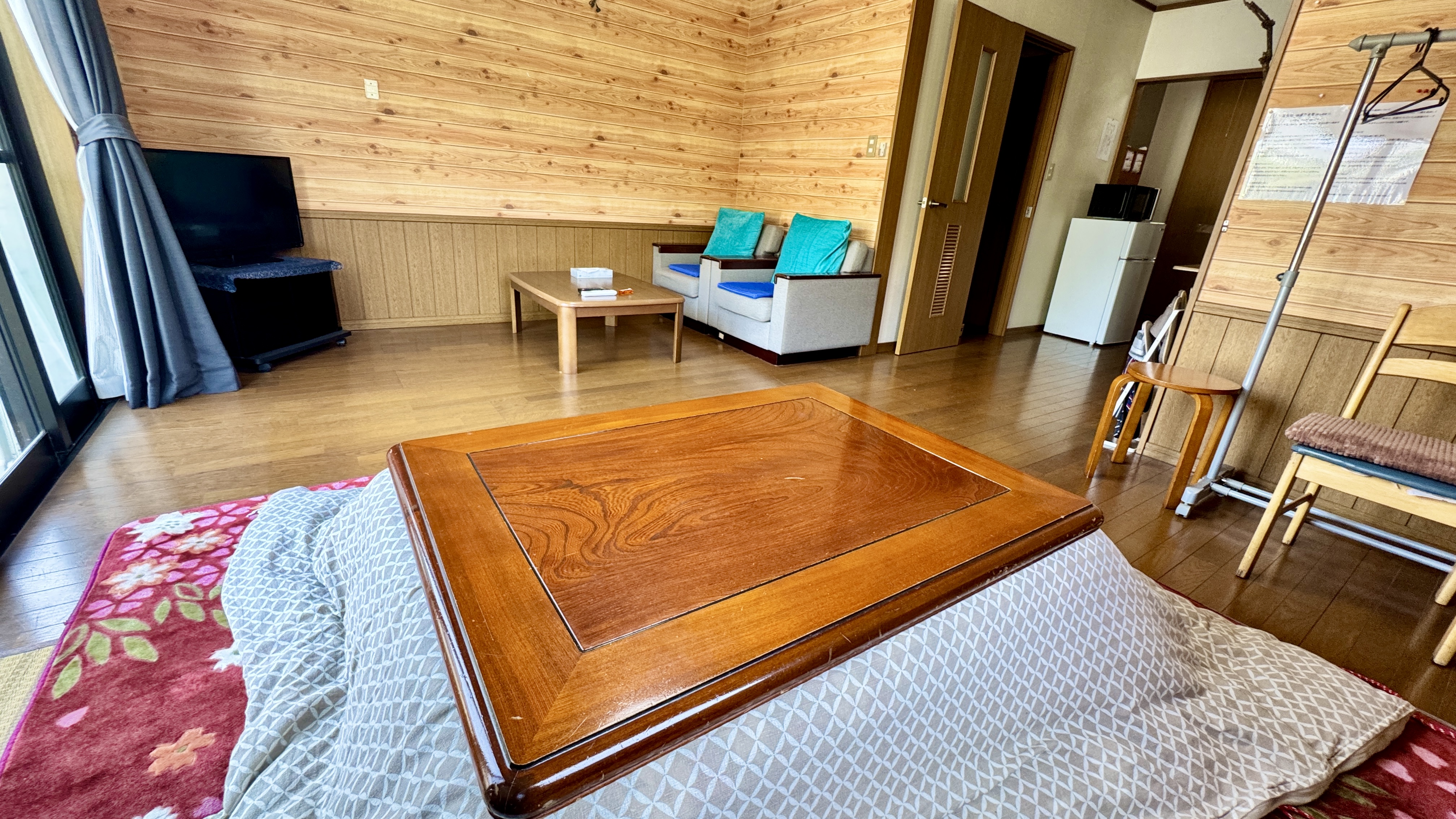 【くり】2段ベッド2台／由布岳を望む露天風呂+内湯（北1階） 