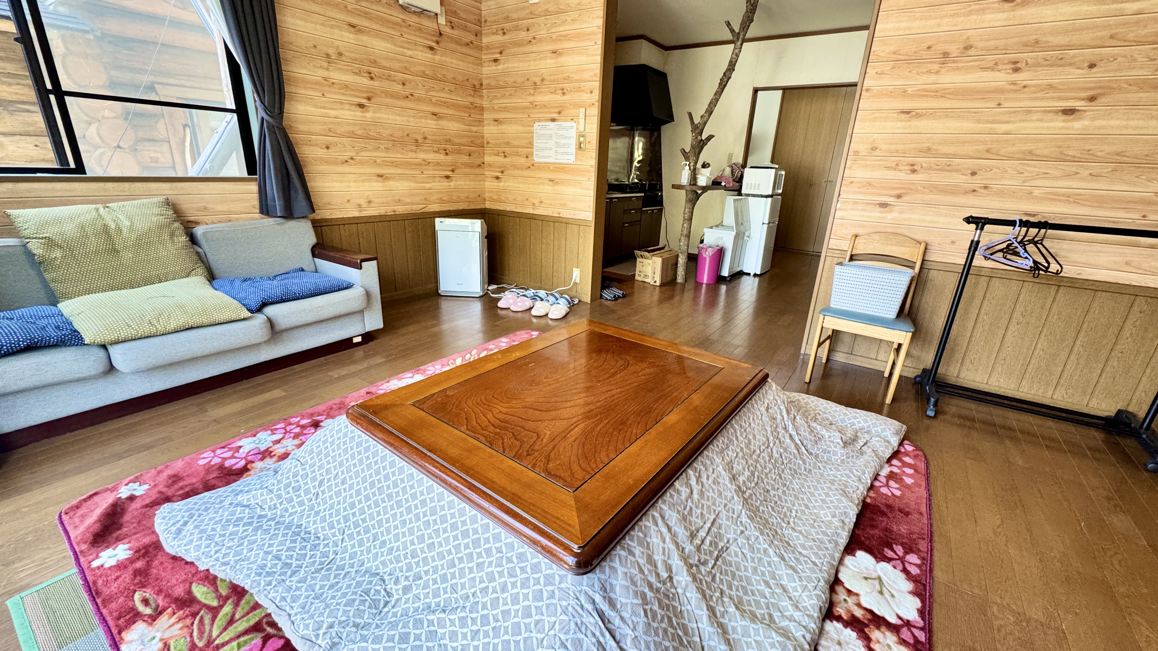 【なら】2段ベッド2台／由布岳を望む露天風呂+内湯（南1階）