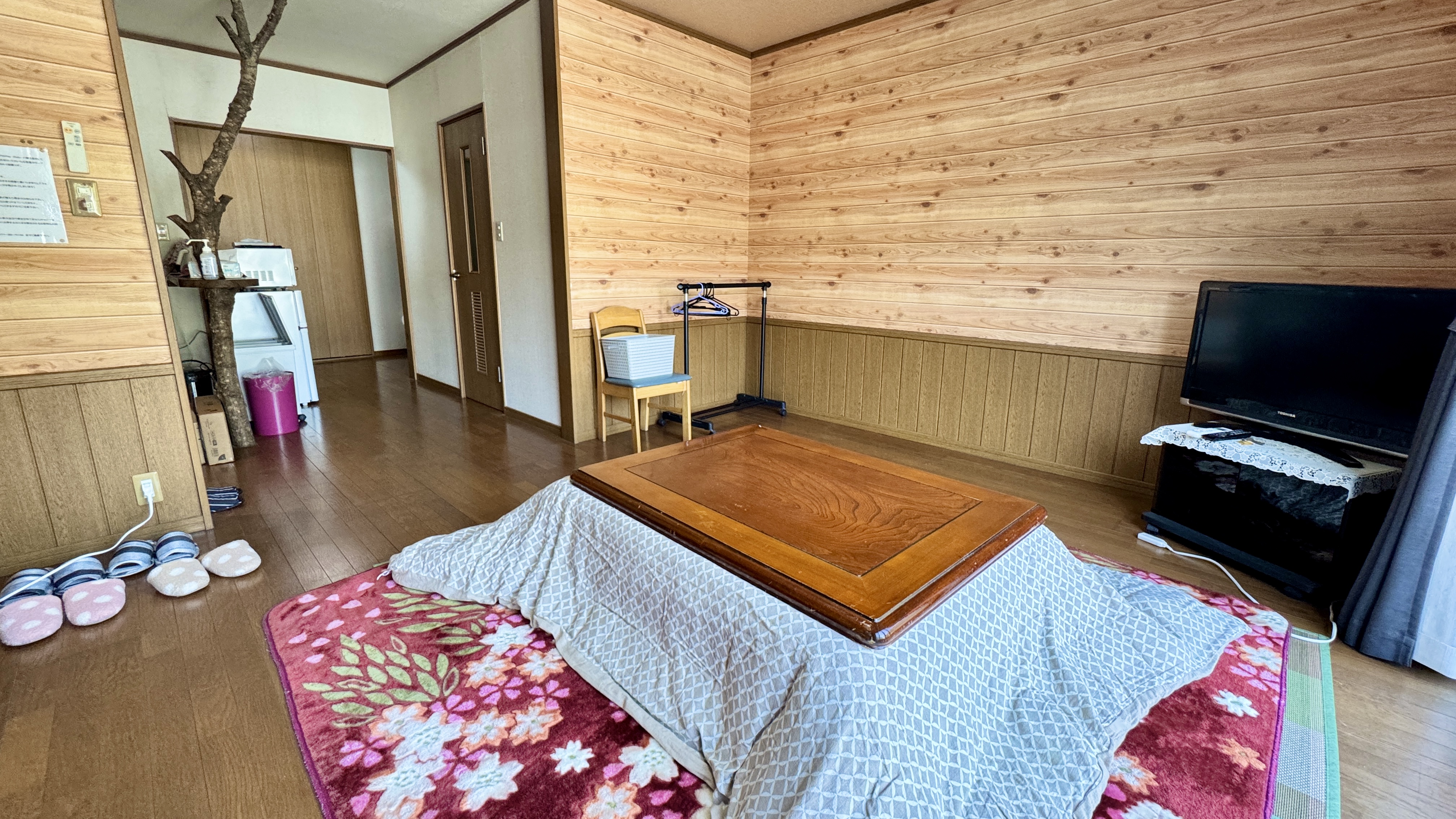 【なら】2段ベッド2台／由布岳を望む露天風呂+内湯（南1階）