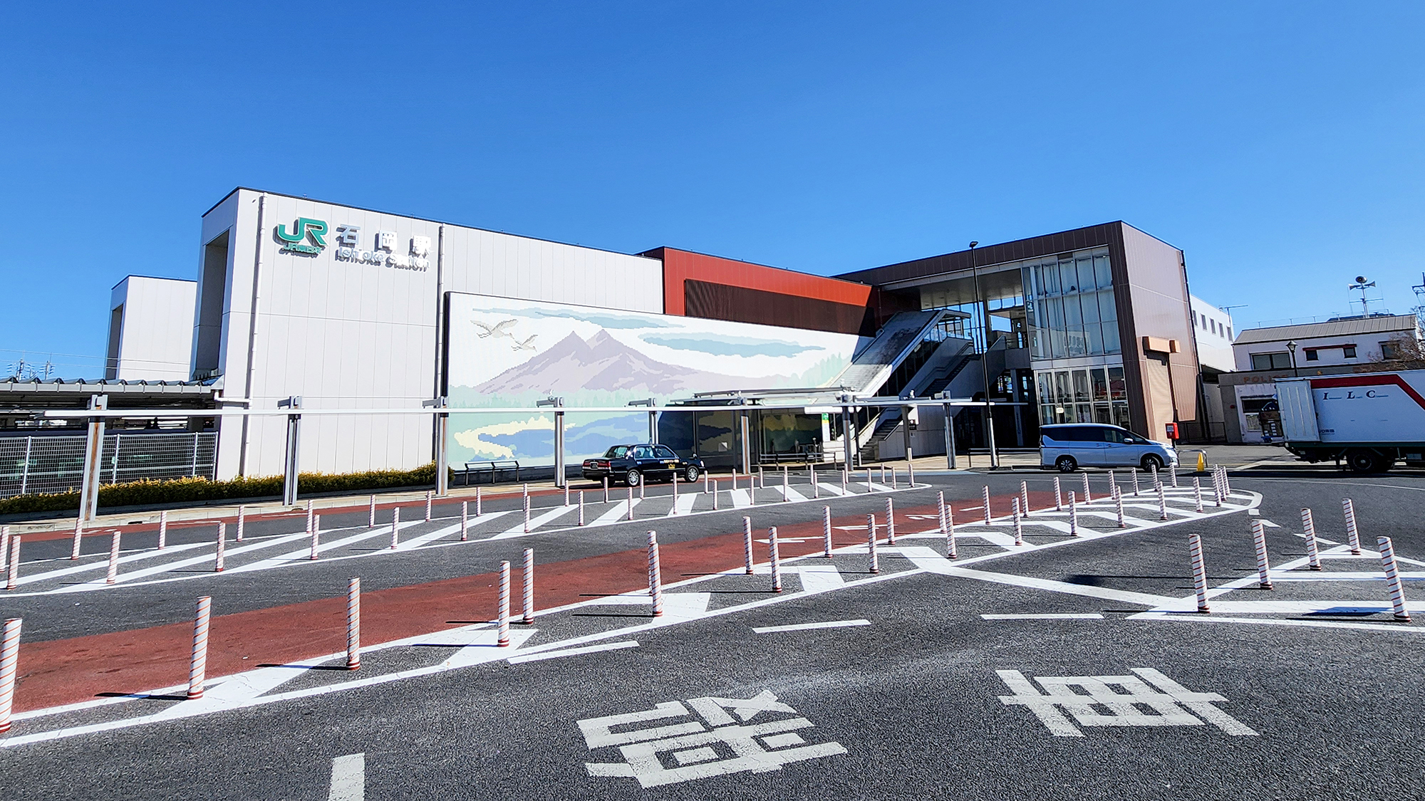 #周辺　JR石岡駅まで徒歩1分の立地