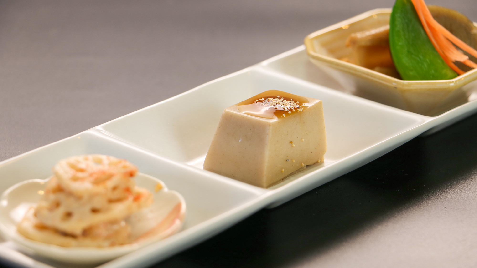 #夕食一例 前菜三種