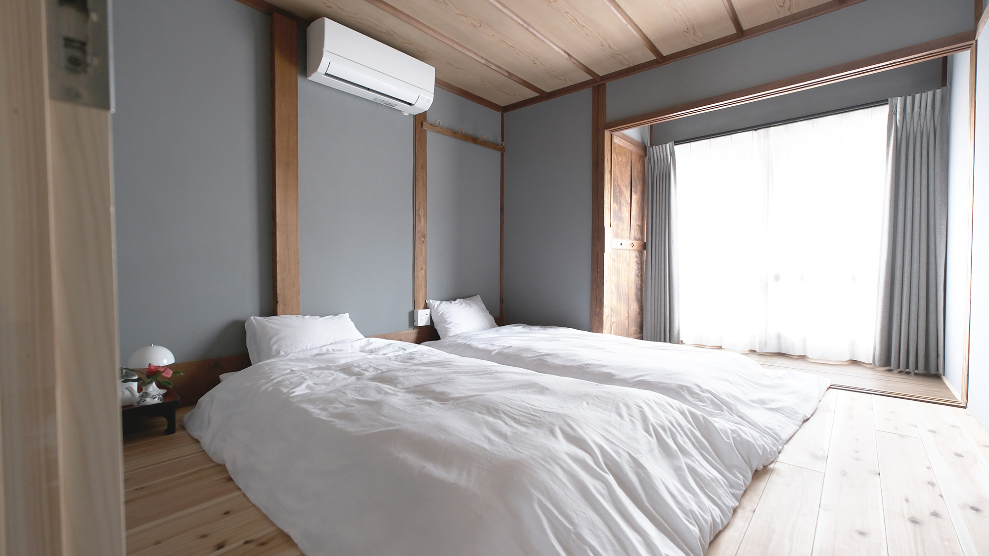 ・【ツインルーム】定員2名の落ち着いた雰囲気のお部屋。お友達やご家族の宿泊にピッタリ！