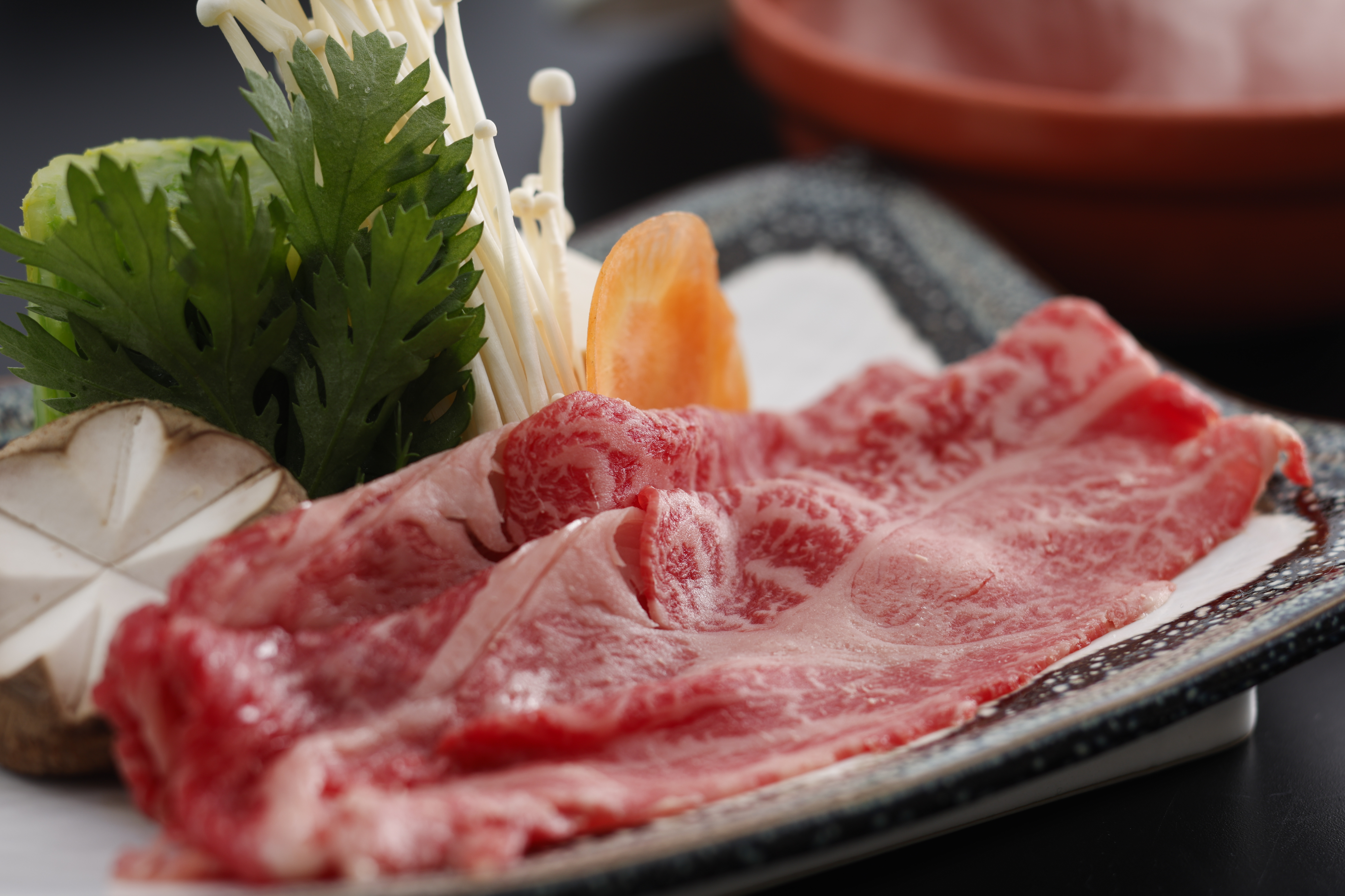 鳥取和牛のすき焼き鍋