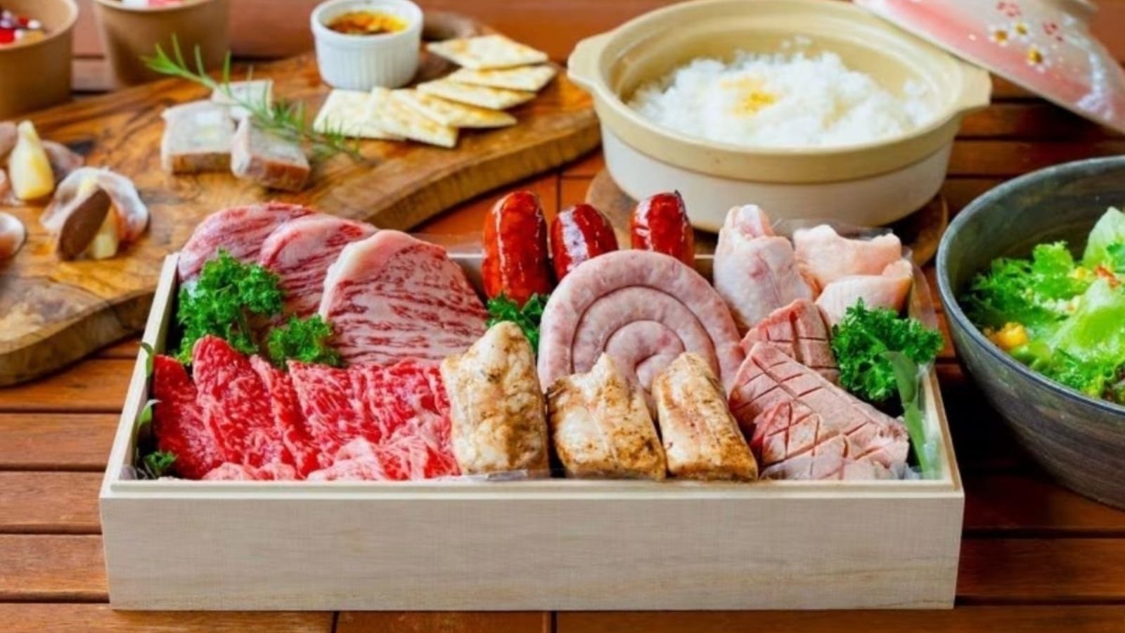 2食付｜贅沢大分県産ブランド肉のフルコース グランピングディナー◆厳選されたブランド肉で極上BBQ◆