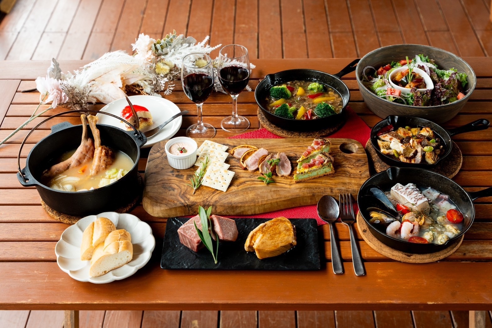 2食付｜ラグジュアリーコース◆1ランク上の九州/大分県産の厳選食材を愉しめるプライベートBBQプラン