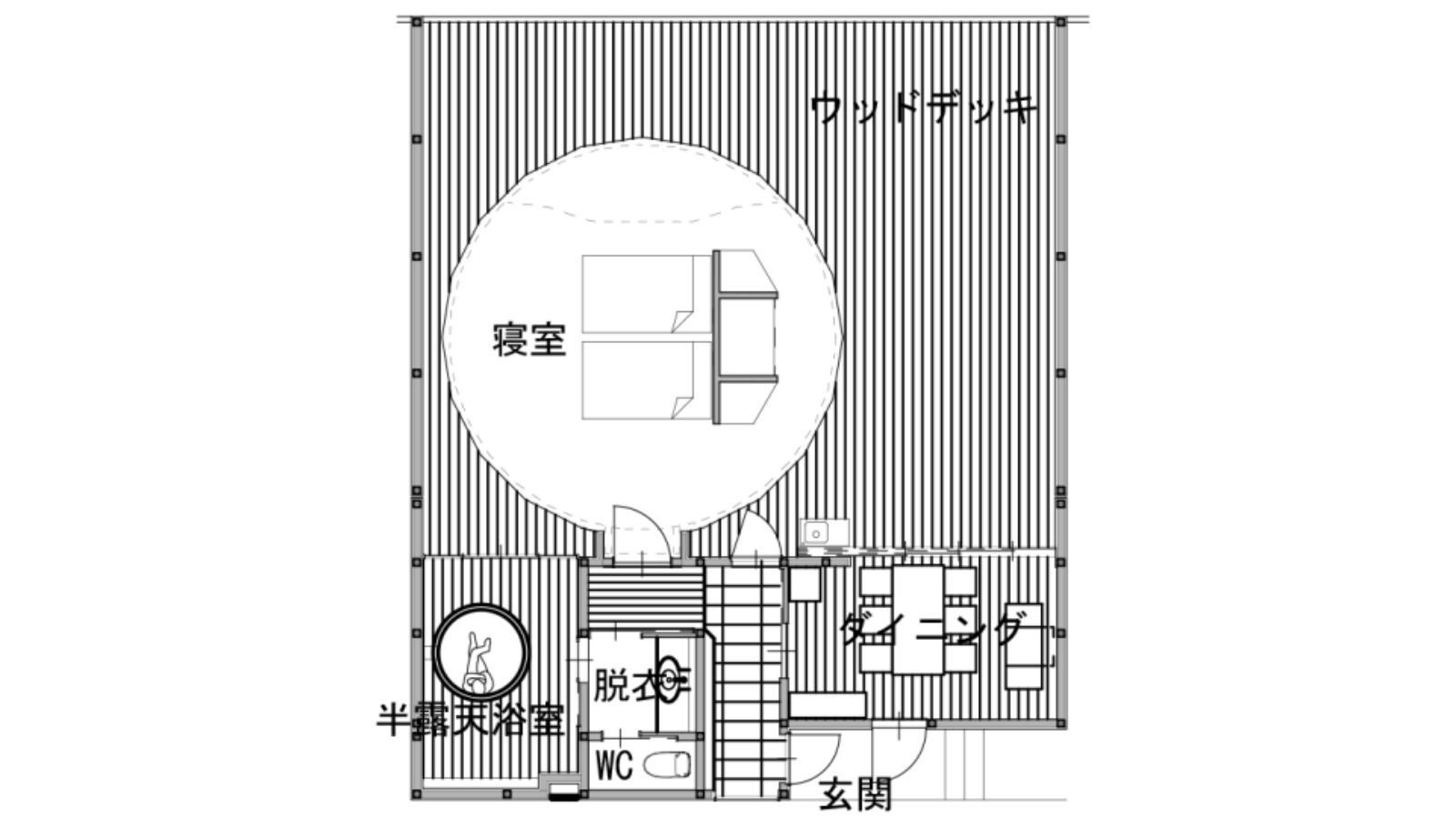 【間取り図】6mドーム