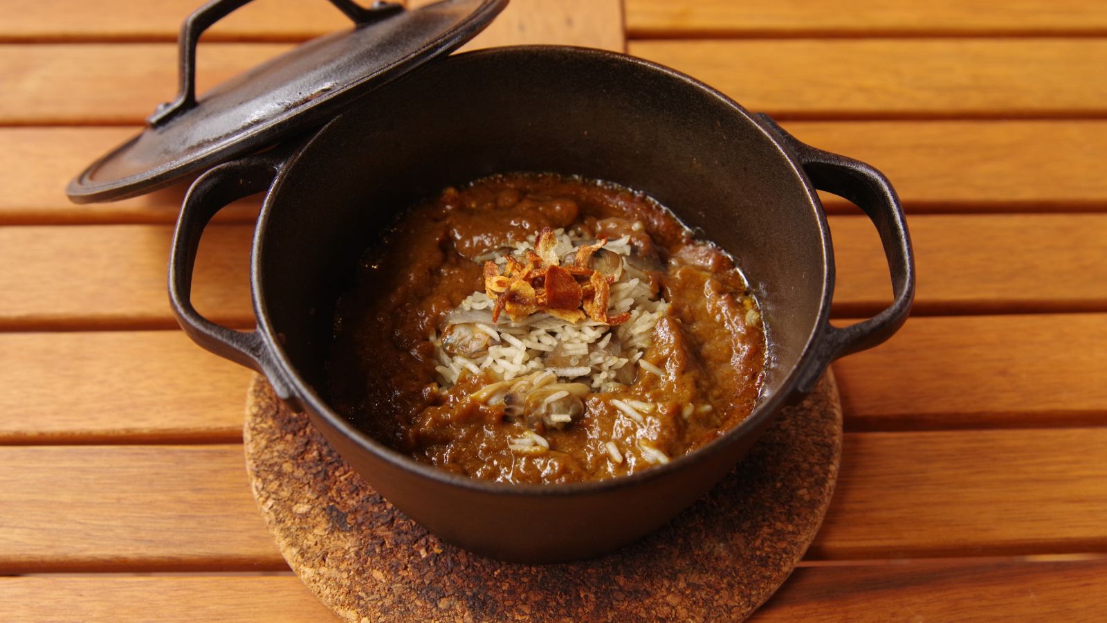 2026春　旬のあさりとごぼうのビリヤ二