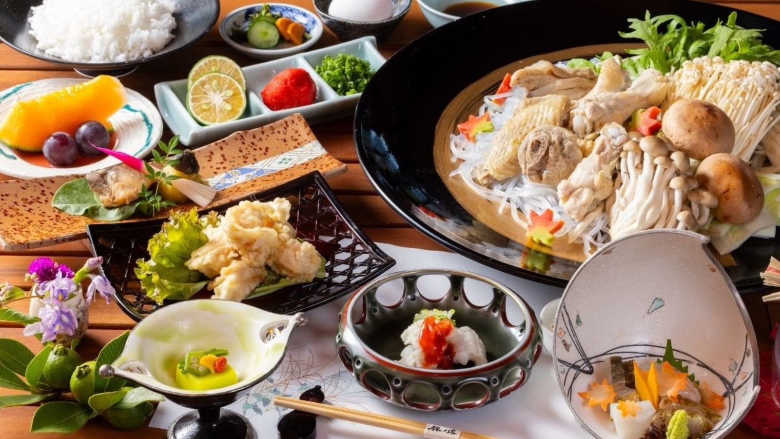 【食事一例】和食の名店【銀ノ塔】監修！冬会席料理で味わう、季節ごとの和食の贅沢