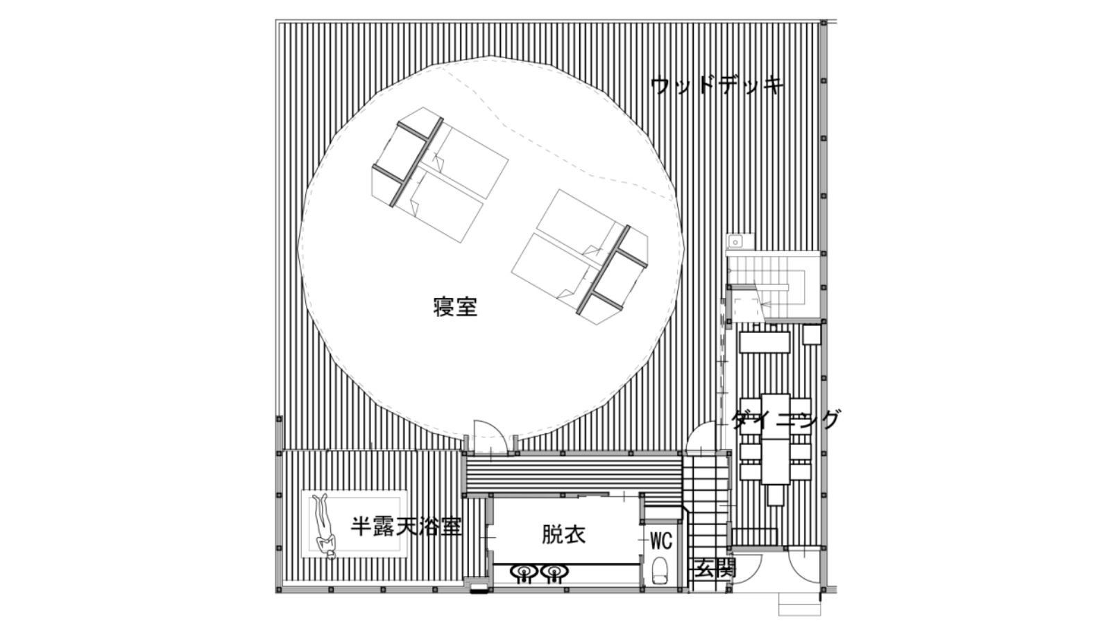 【間取り図】10mドーム