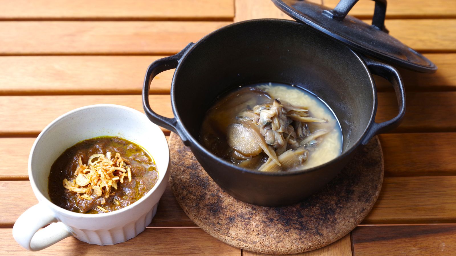 2026春　旬のあさりとごぼうのビリヤ二