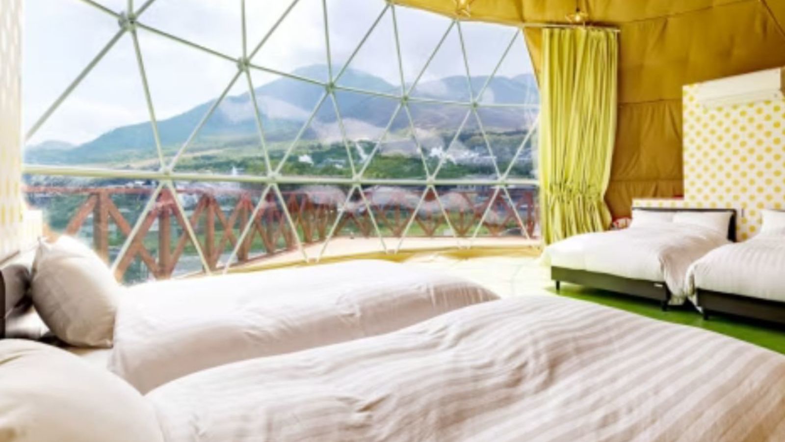 【客室内装＜Type グランデ＞】10Mドーム・天然温泉付で贅沢な宿泊体験