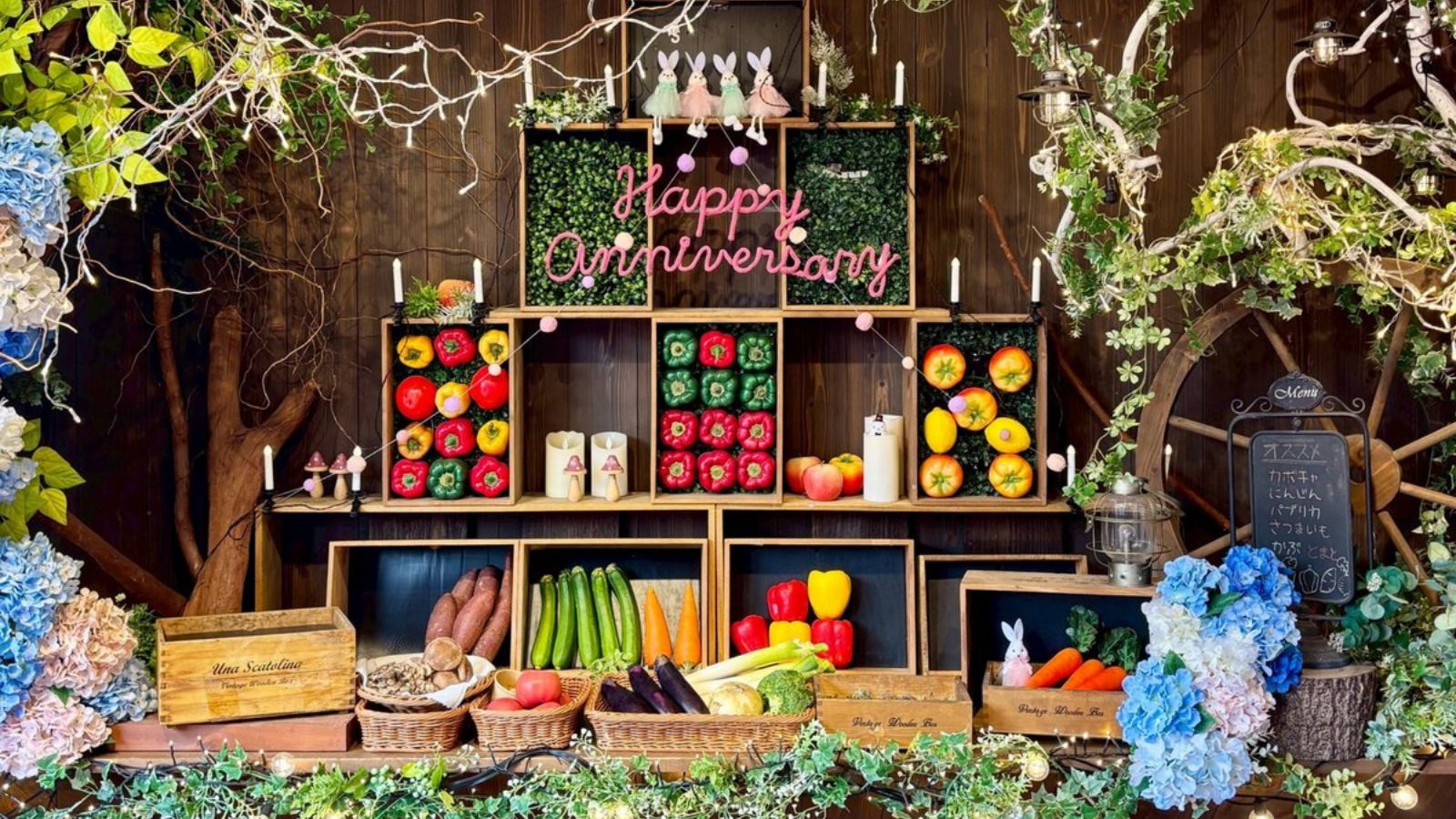 【お野菜マルシェ】地獄蒸し体験やご夕食などにご利用いただける新鮮野菜をご用意。