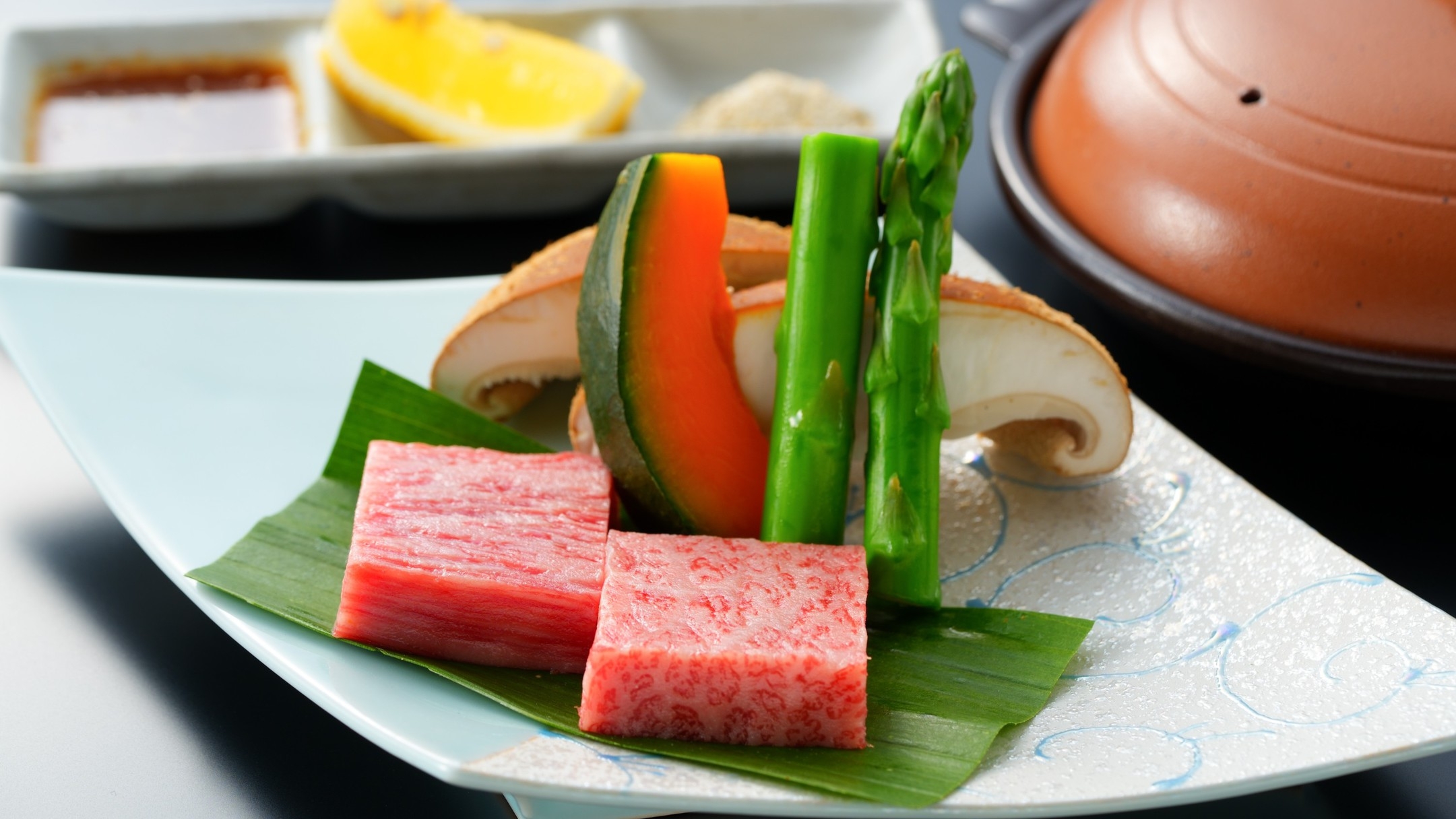 【5％OFF】【楽天スーパーSALE】【スタンダードプラン】豊後牛の陶板焼き付き会席＜1泊2食付＞