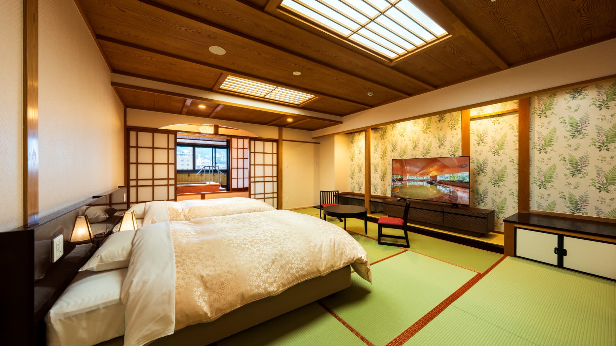 半露天風呂付　和モダン特別室「雪」