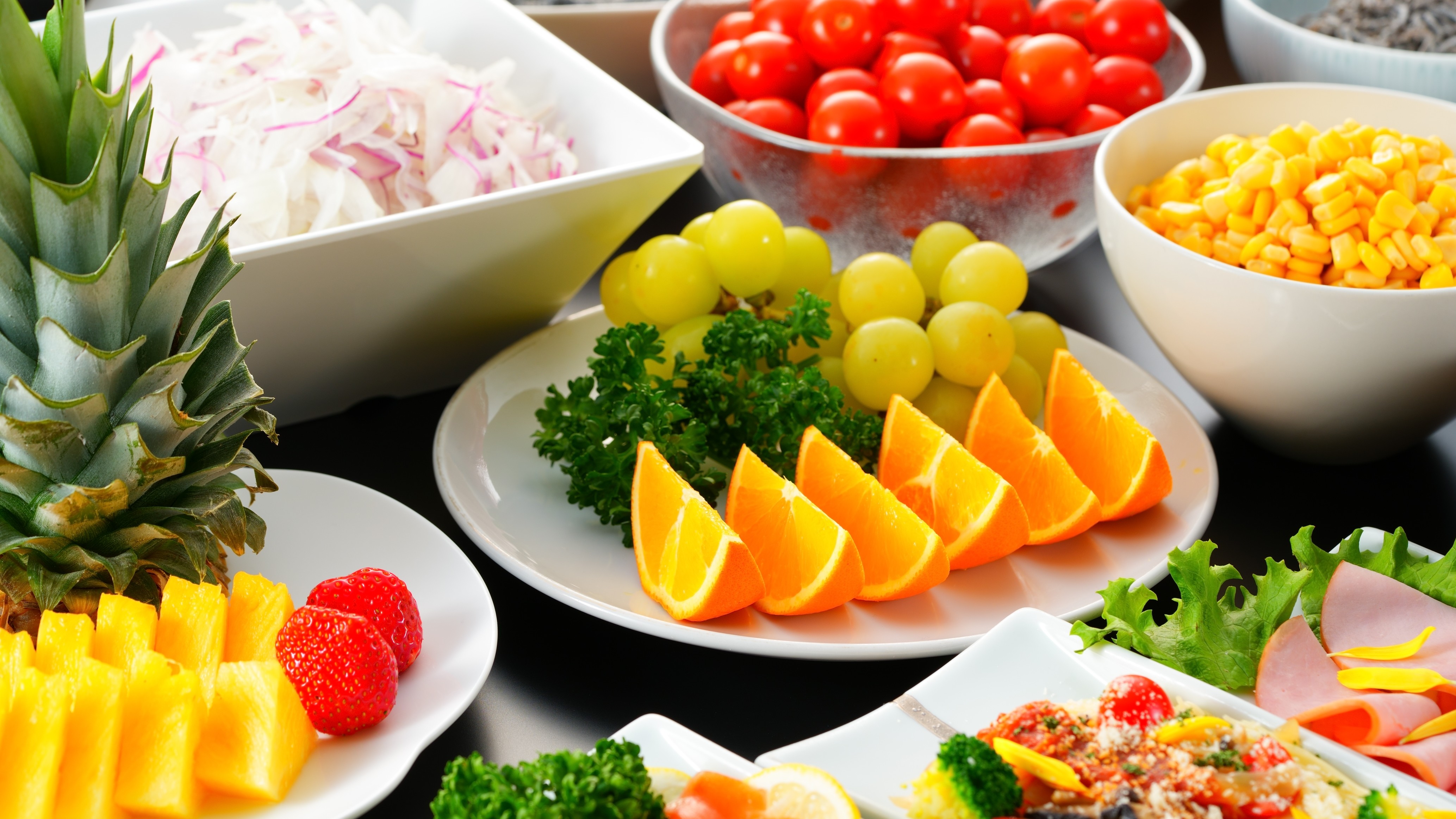 【朝食】セミビュッフェ一例