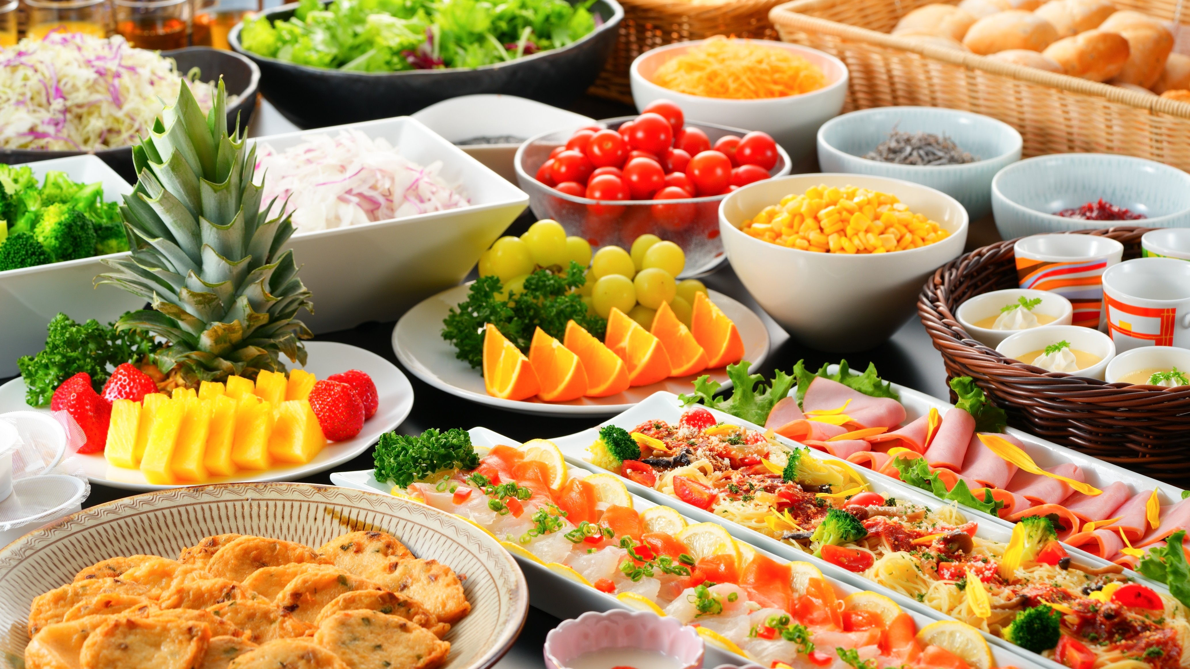 【朝食】セミビュッフェ一例