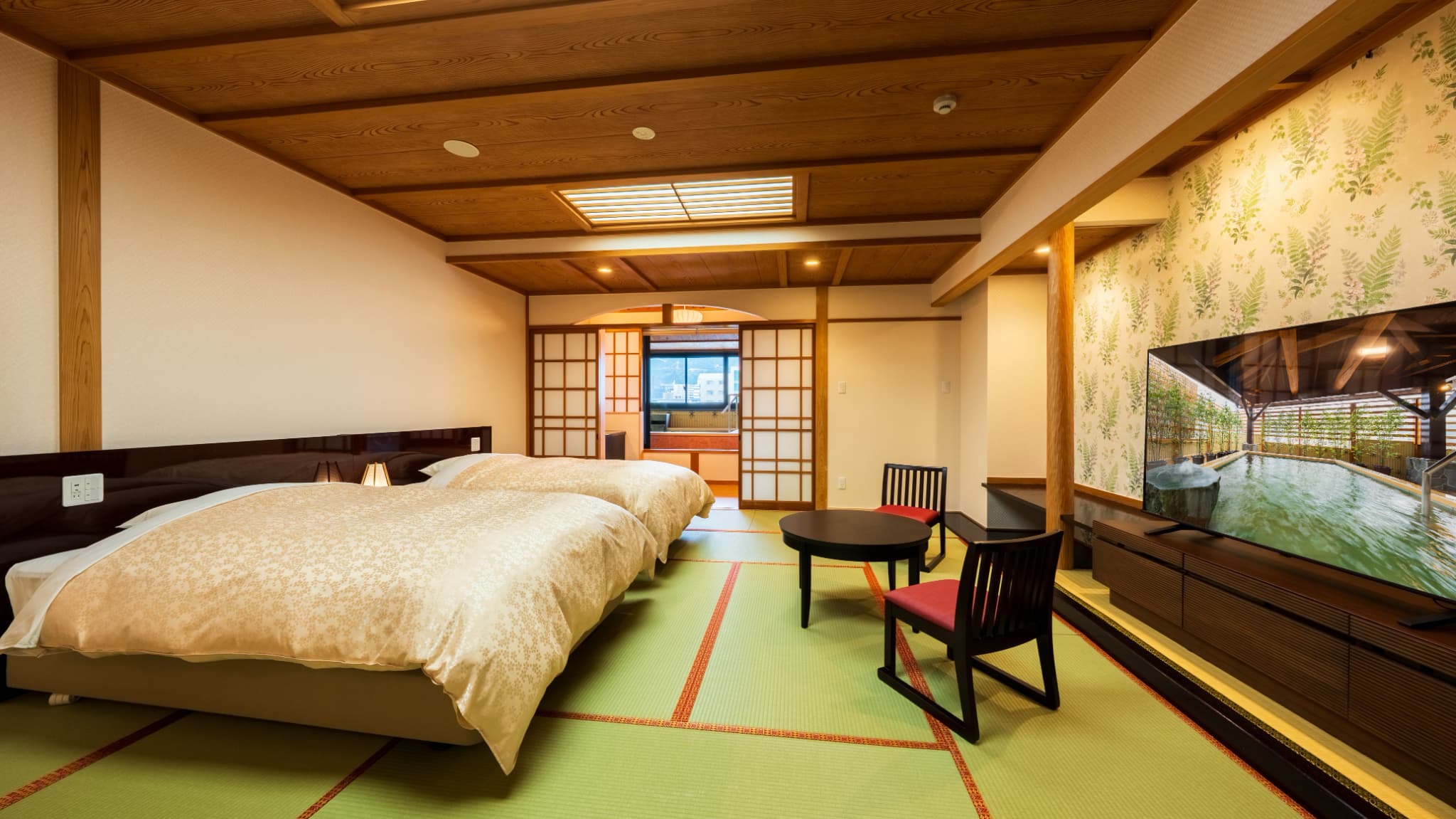 半露天風呂付　和モダン特別室「雪」