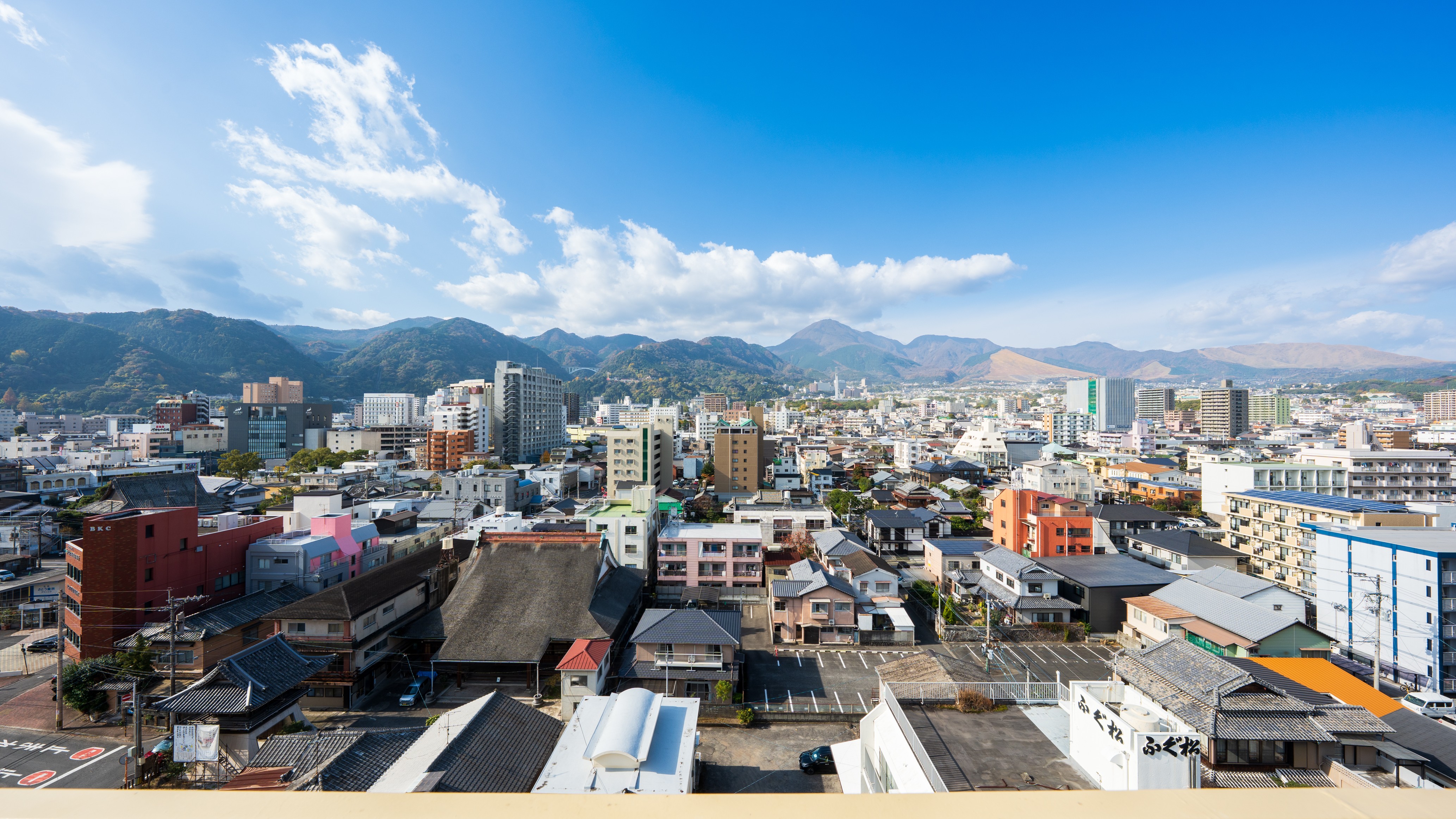 9階　展望デッキからの景色
