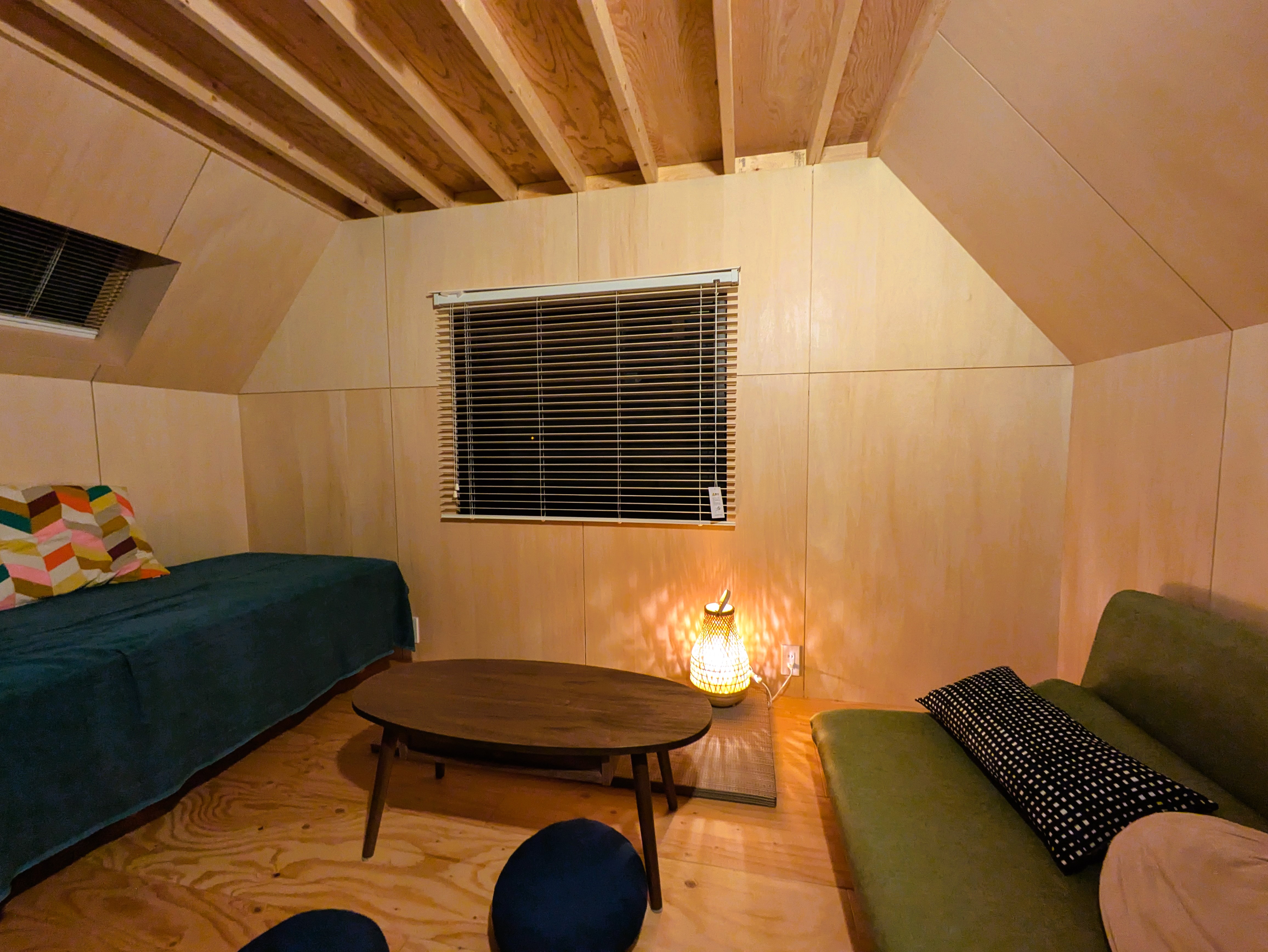 リビング棟の夜