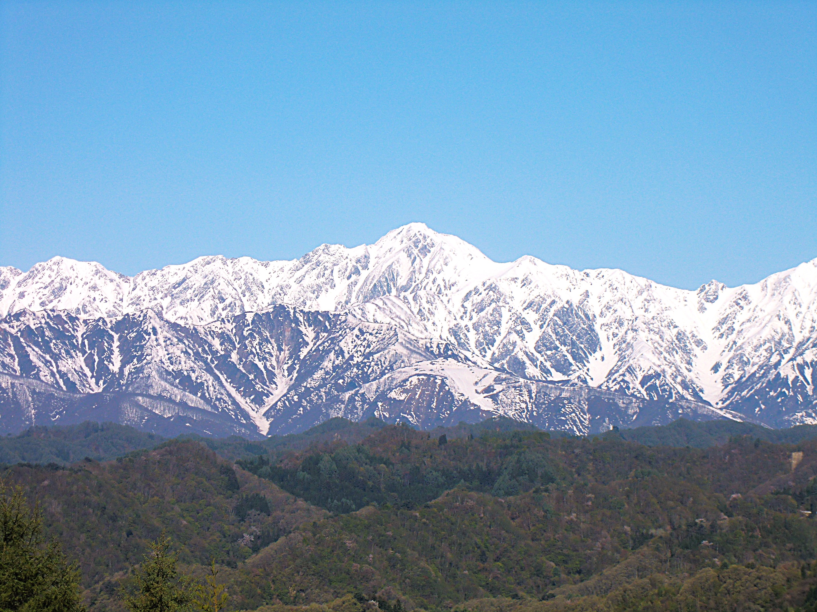 絵画のような山々