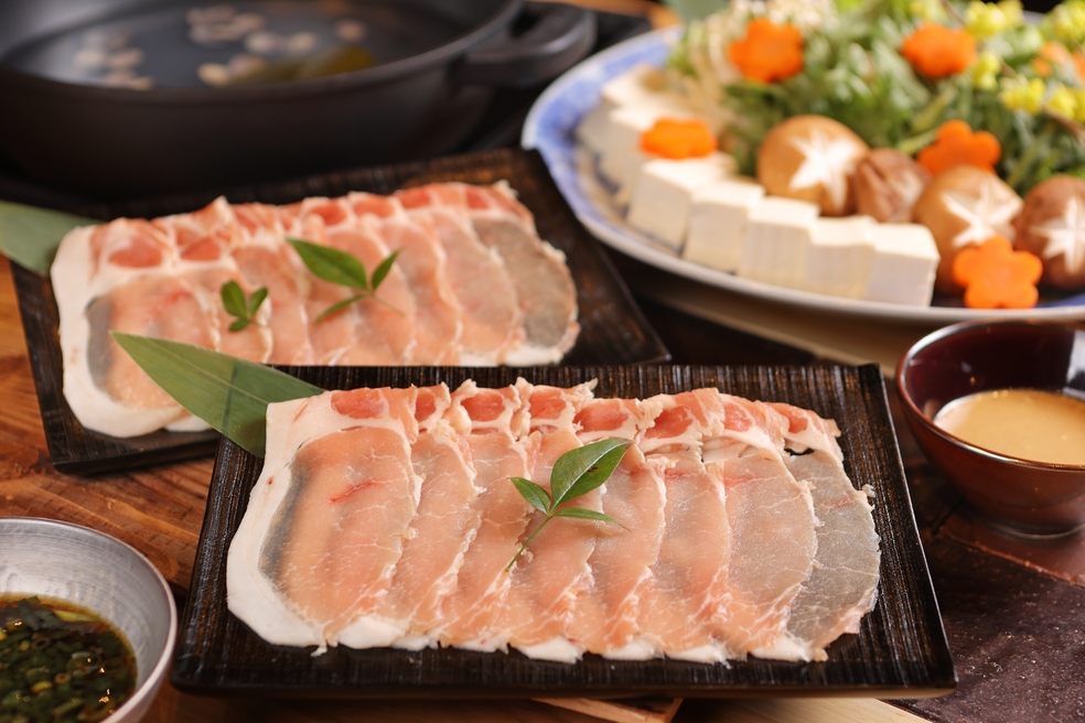 【90日前早割プラン】しじみ出汁で味わう奥出雲豚セルフしゃぶしゃぶプラン／和食付き