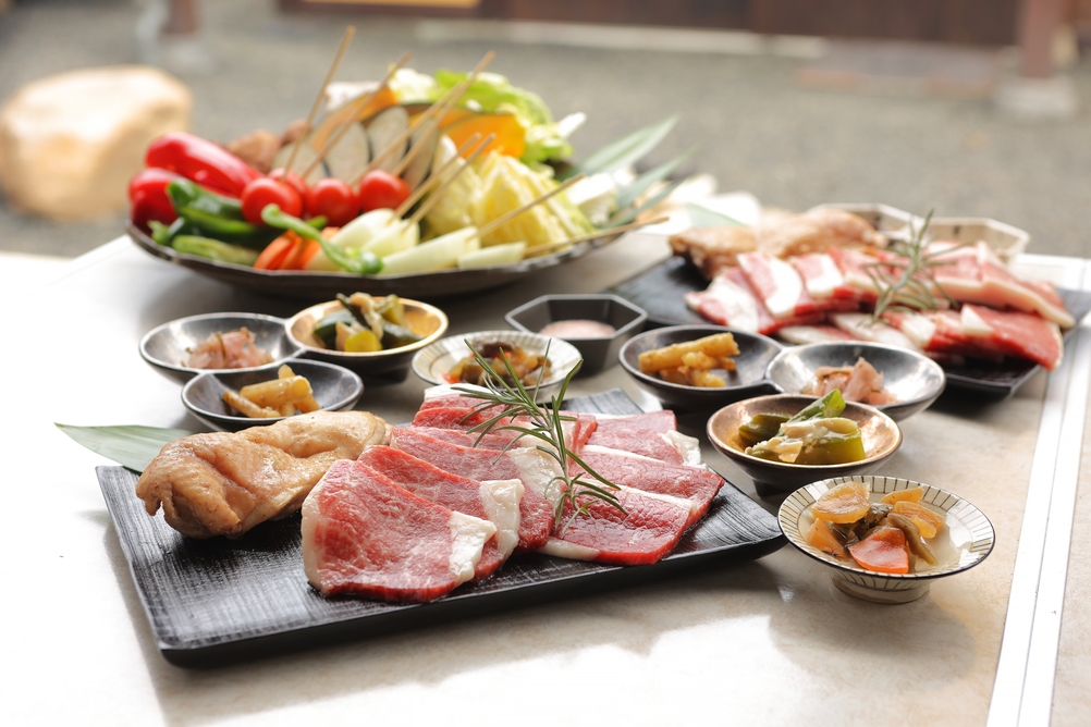 【90日前早割プラン】希少！銀山和牛で楽しむ、セルフ焼肉プラン／和朝食付き