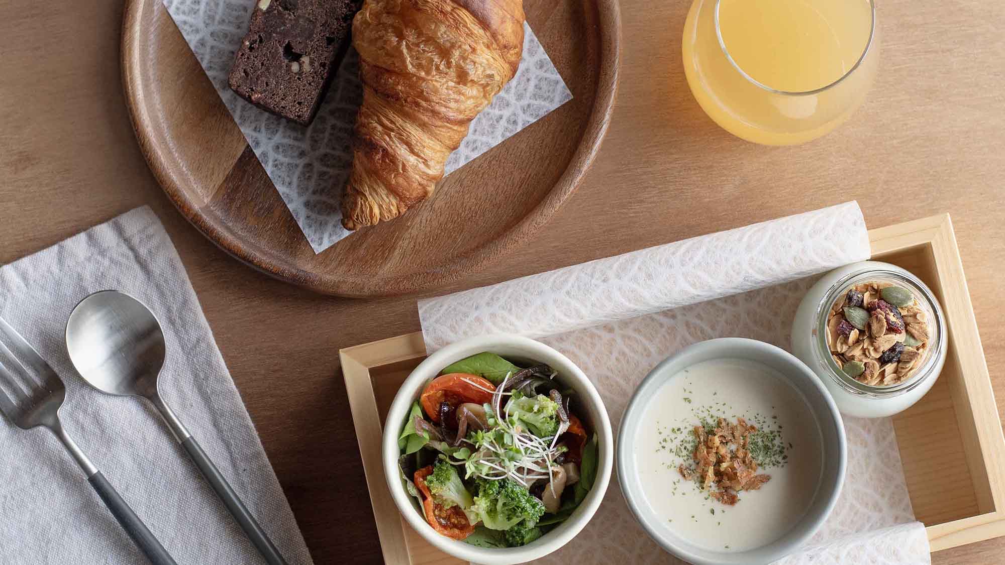 町家の仕出し朝食〈洋風〉　※オプション朝食