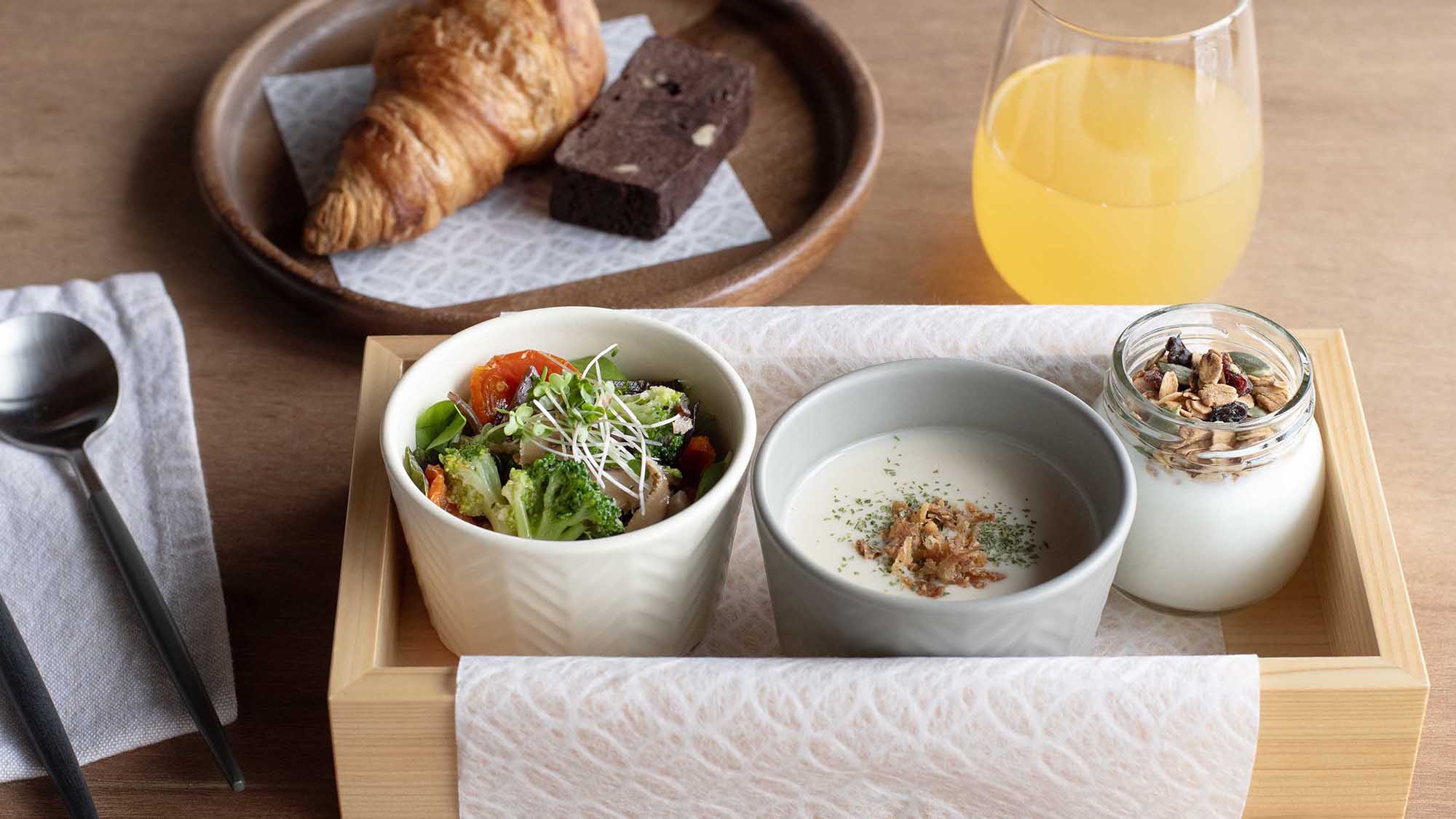 町家の仕出し朝食〈洋風〉　※オプション朝食