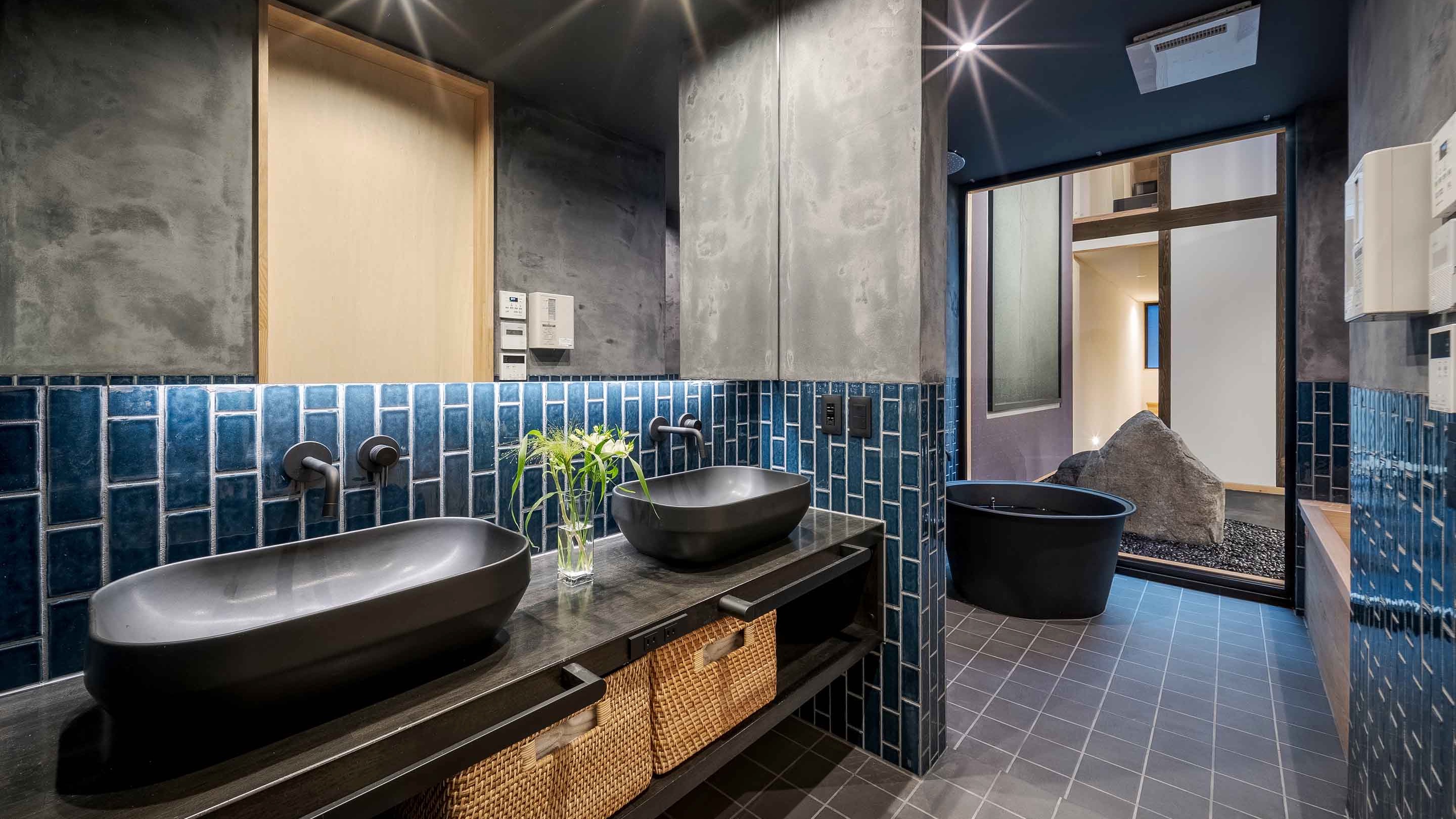 洗面【花里町 あおの花】