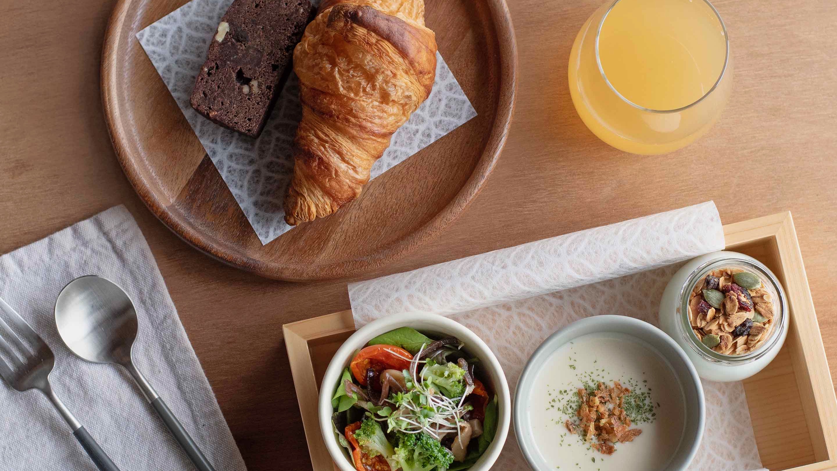 町家の仕出し朝食〈洋風〉　※オプション朝食
