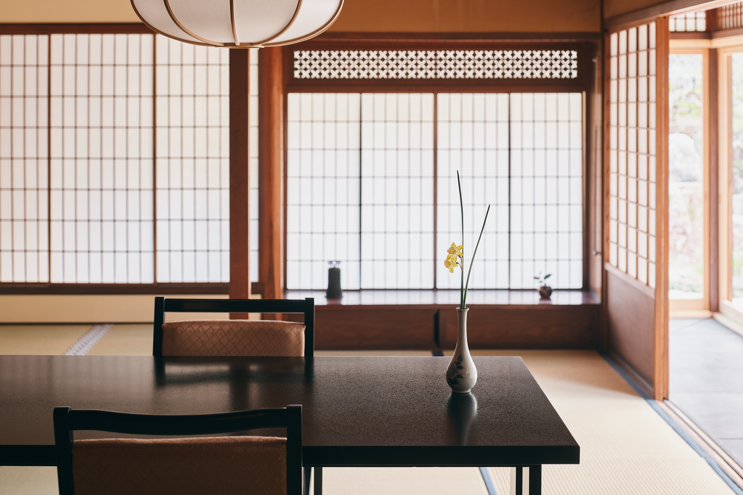 練屋棟内の日本料理店「古今」