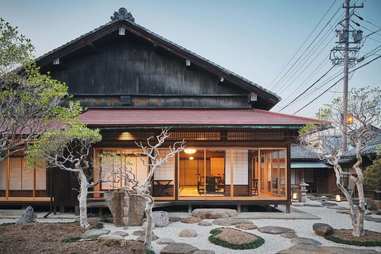 練屋棟内の日本料理店「古今」