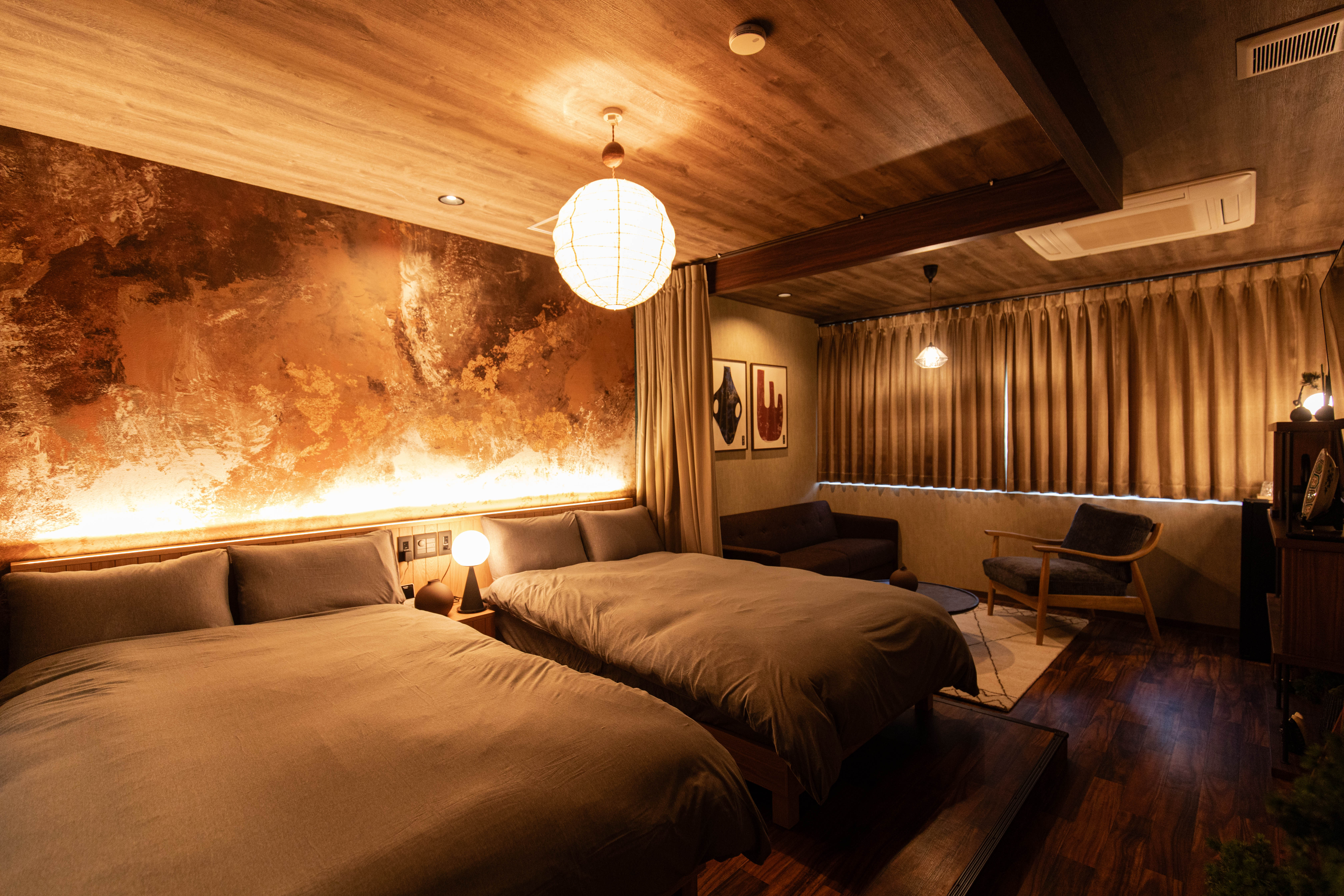 琥珀ベッドルーム