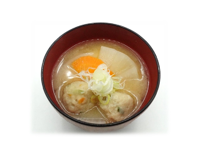 鯵のつみれ汁※しじみの味噌汁と日替わりでのご提供