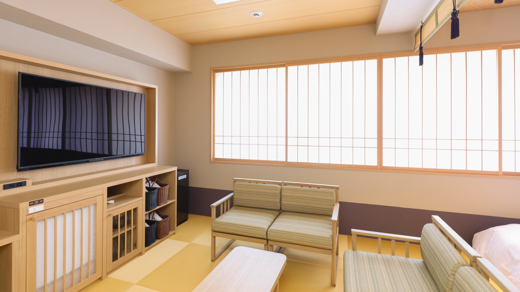 ファミリールーム（ベッドサイズ：1200&times;1950）48.96㎡