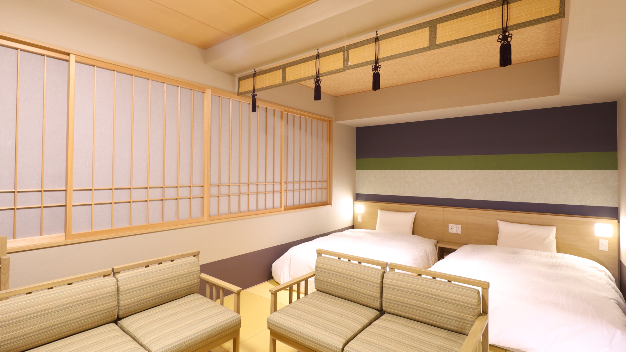 ファミリールーム（ベッドサイズ：1200&times;1950）48.96㎡