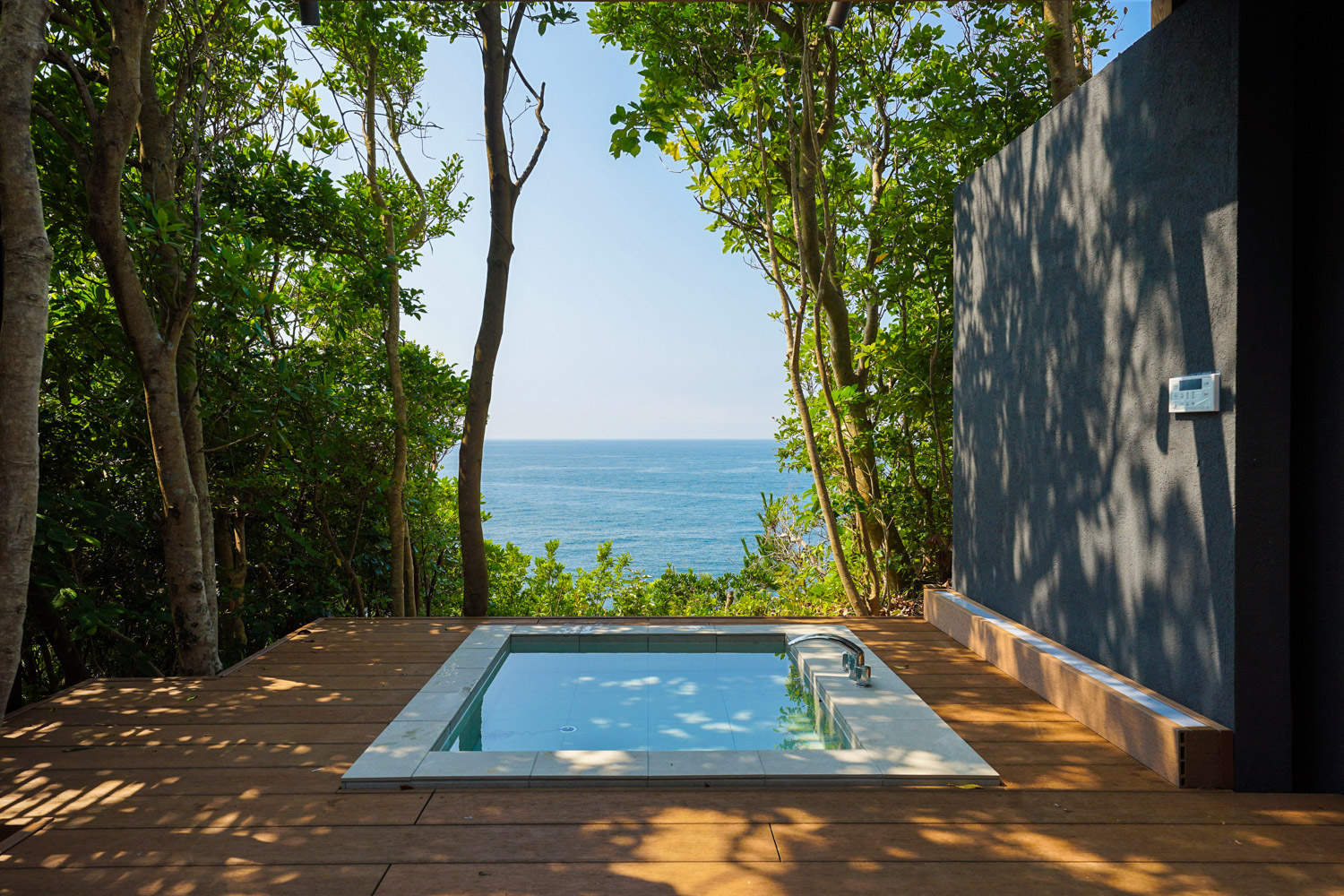 露天風呂からの海景