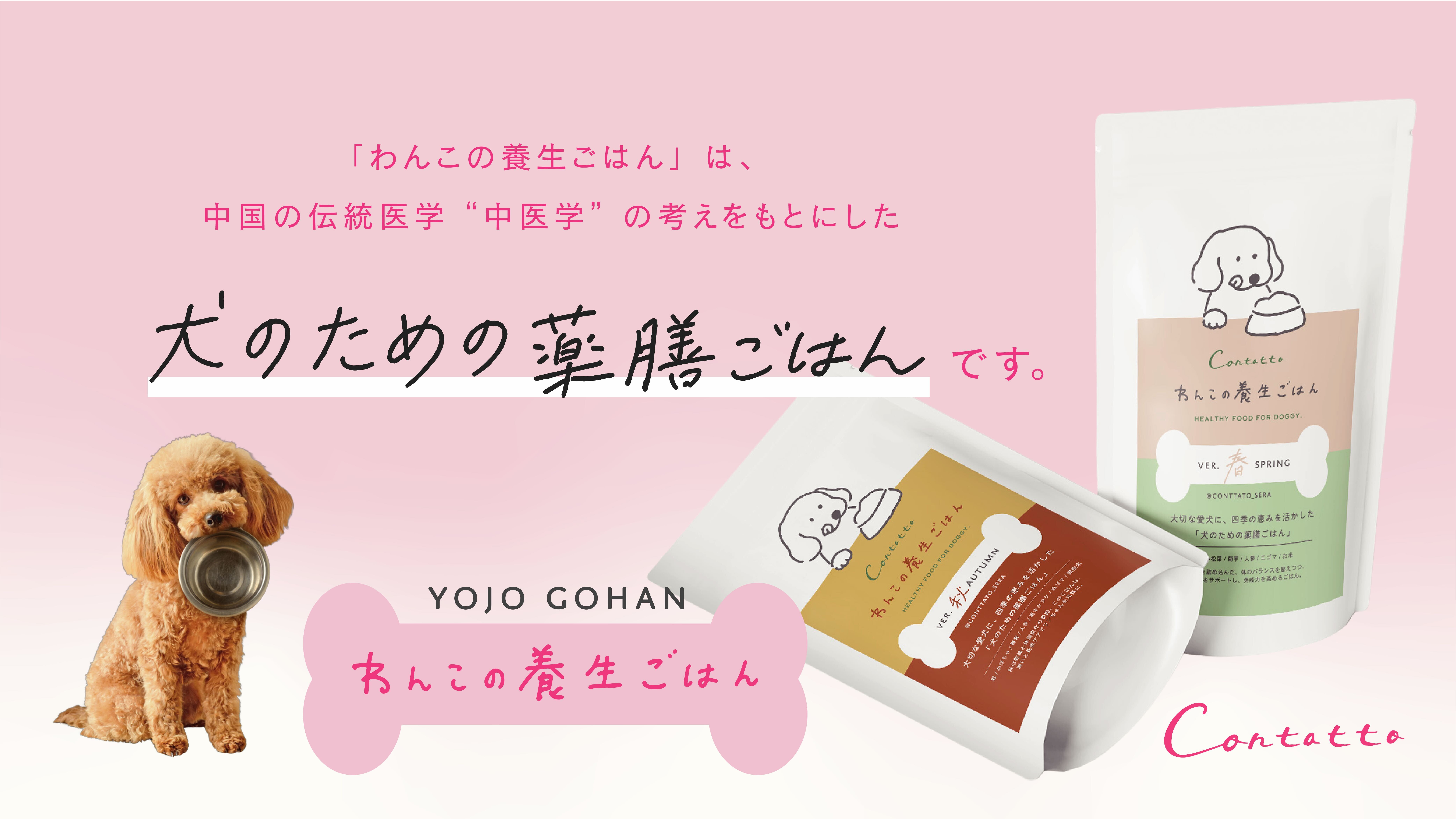愛犬のための養生ごはんbycontatto