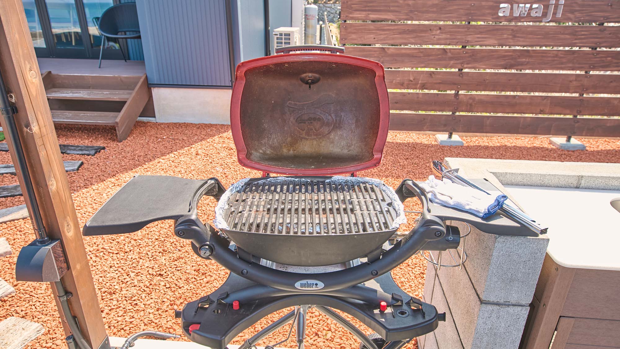 BBQコンロ（有料オプション）