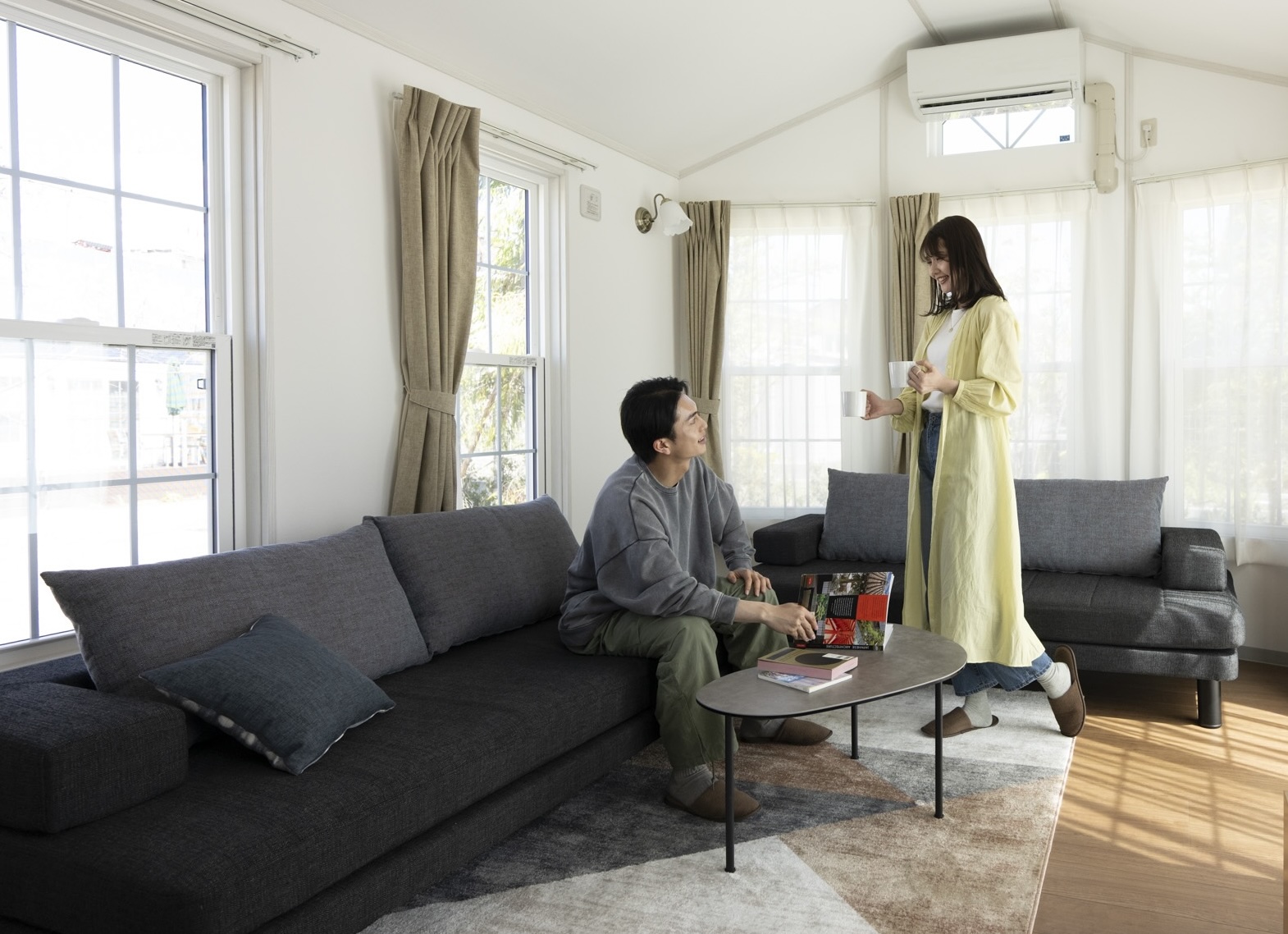 Dタイプーリビング利用シーン